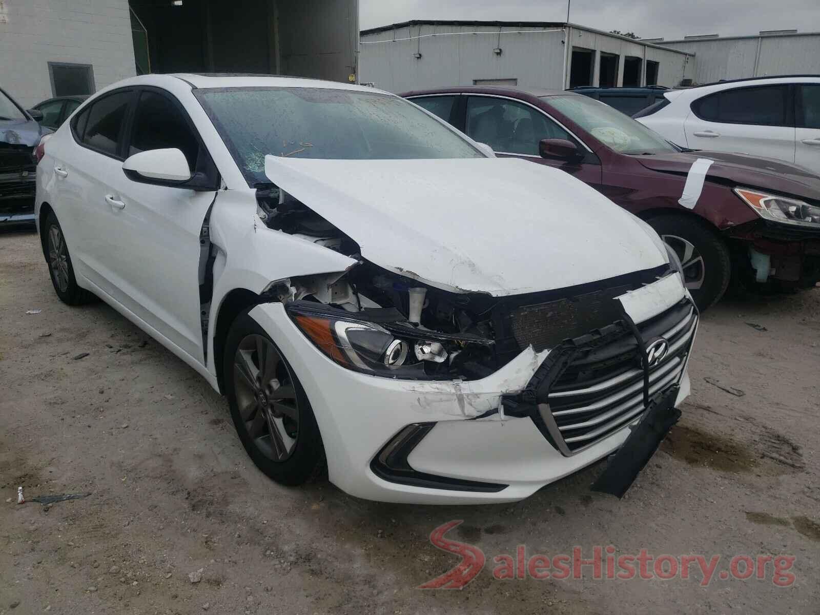 5NPD84LF0JH284607 2018 HYUNDAI ELANTRA