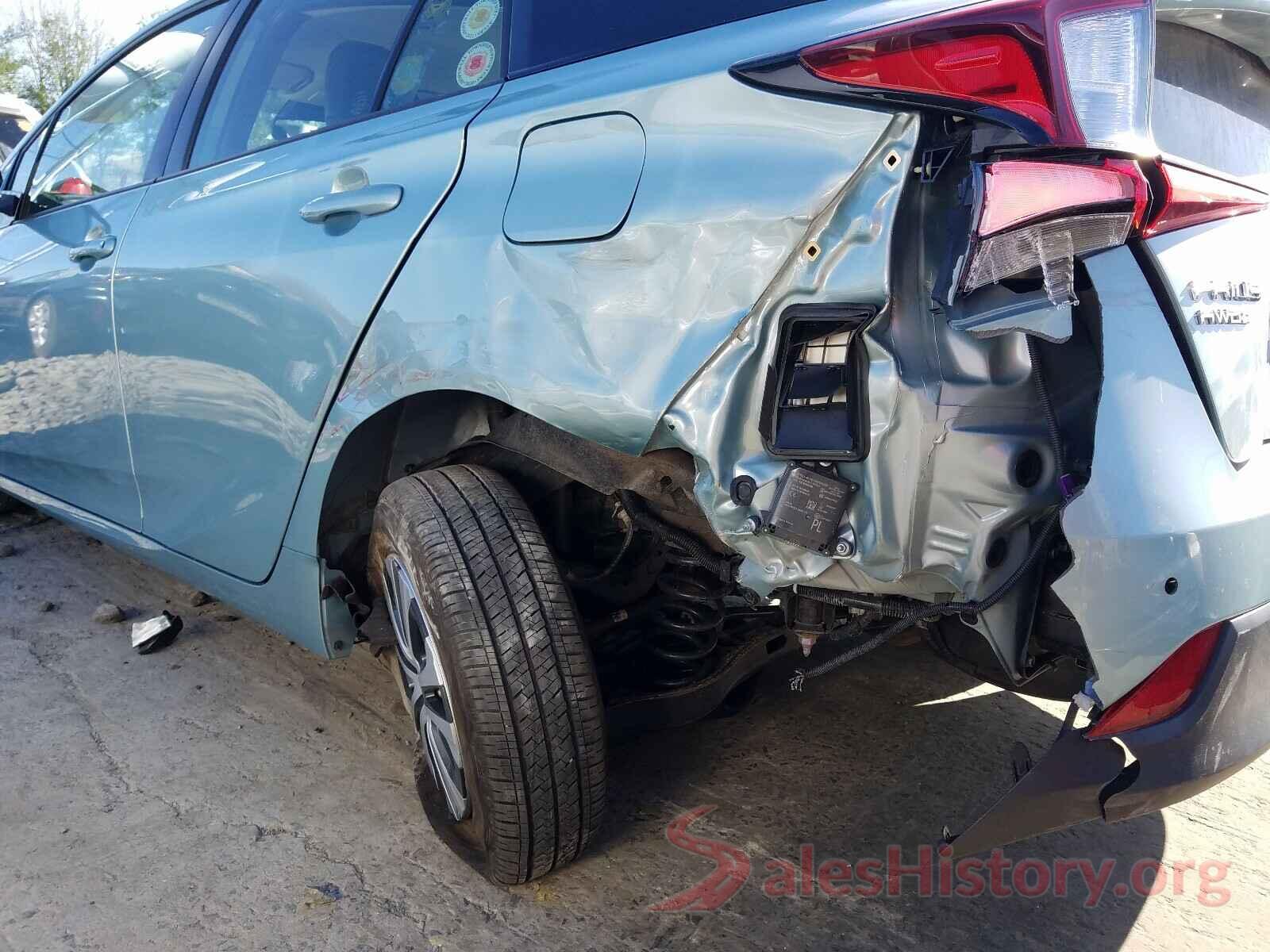 JTDL9RFU3K3008872 2019 TOYOTA PRIUS