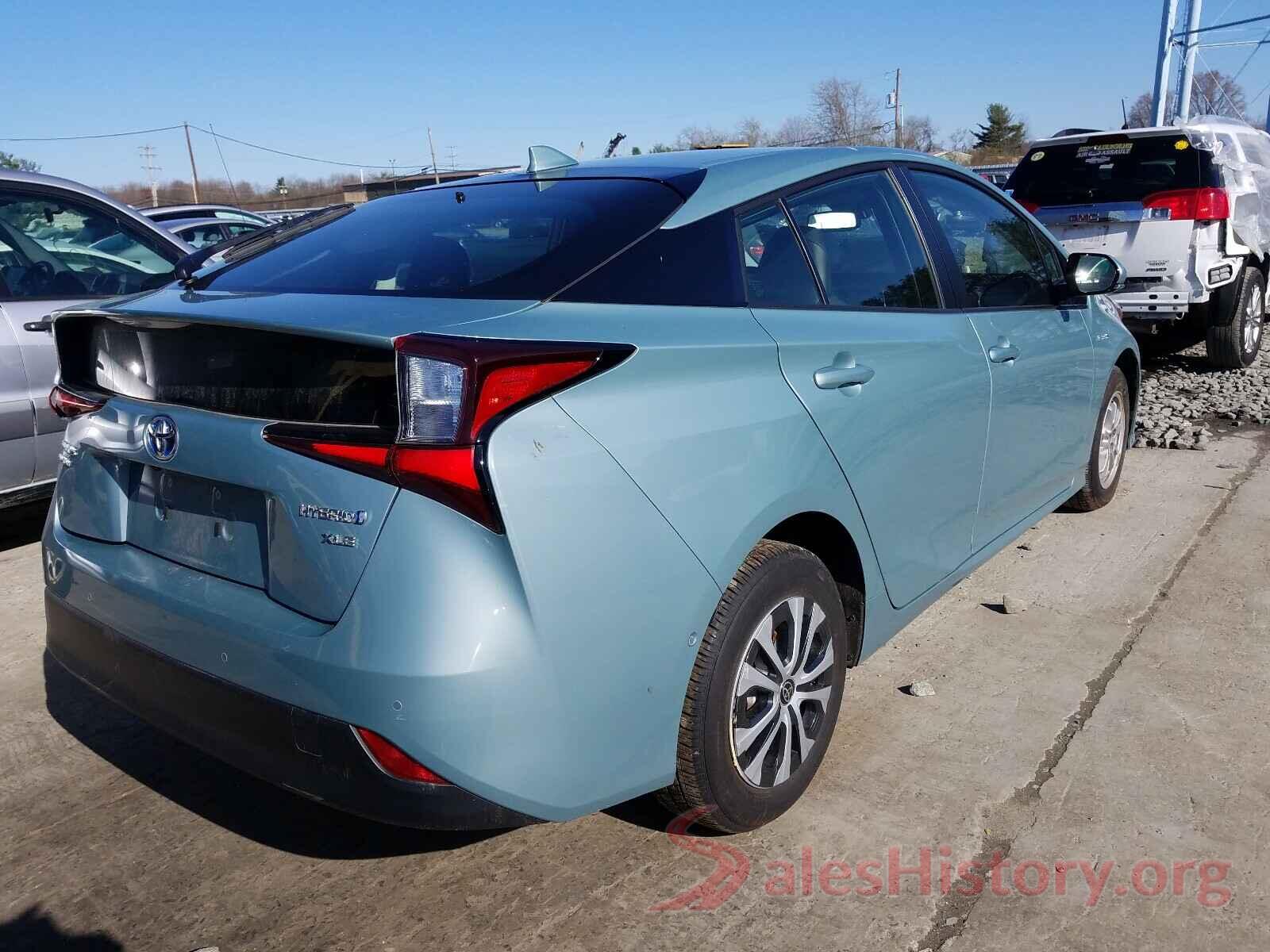 JTDL9RFU3K3008872 2019 TOYOTA PRIUS