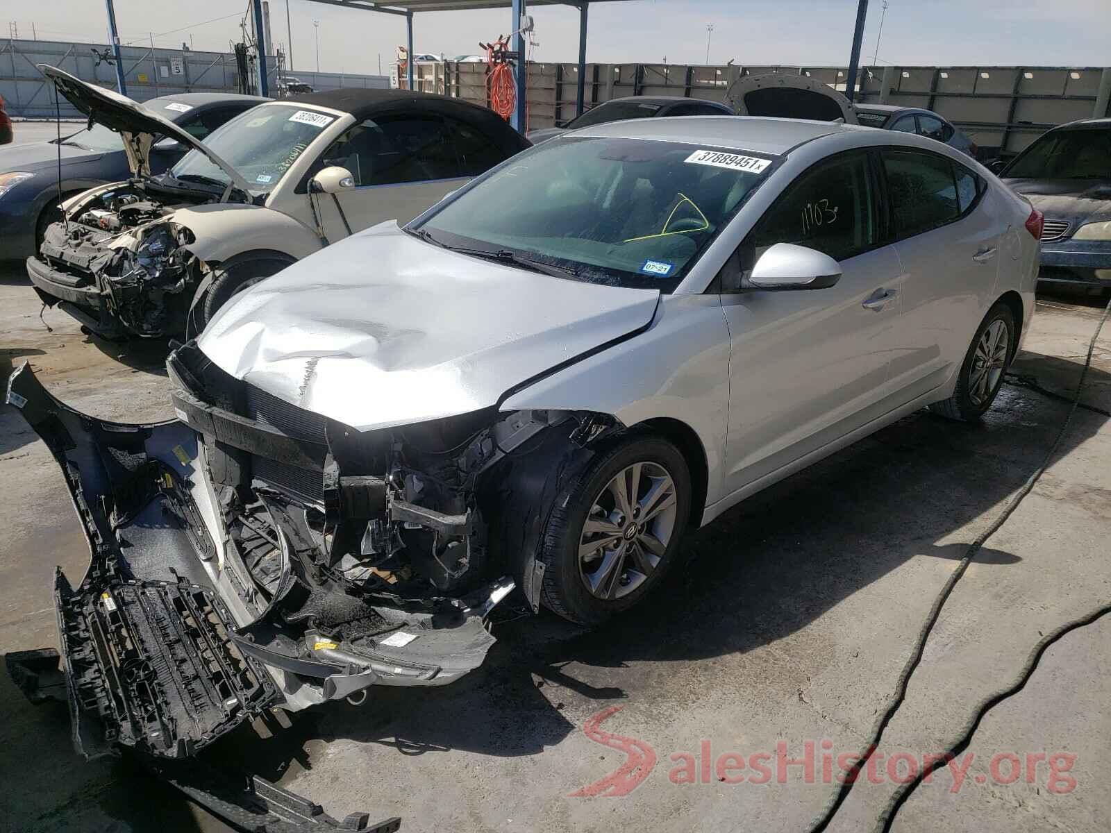 5NPD84LF5JH365232 2018 HYUNDAI ELANTRA