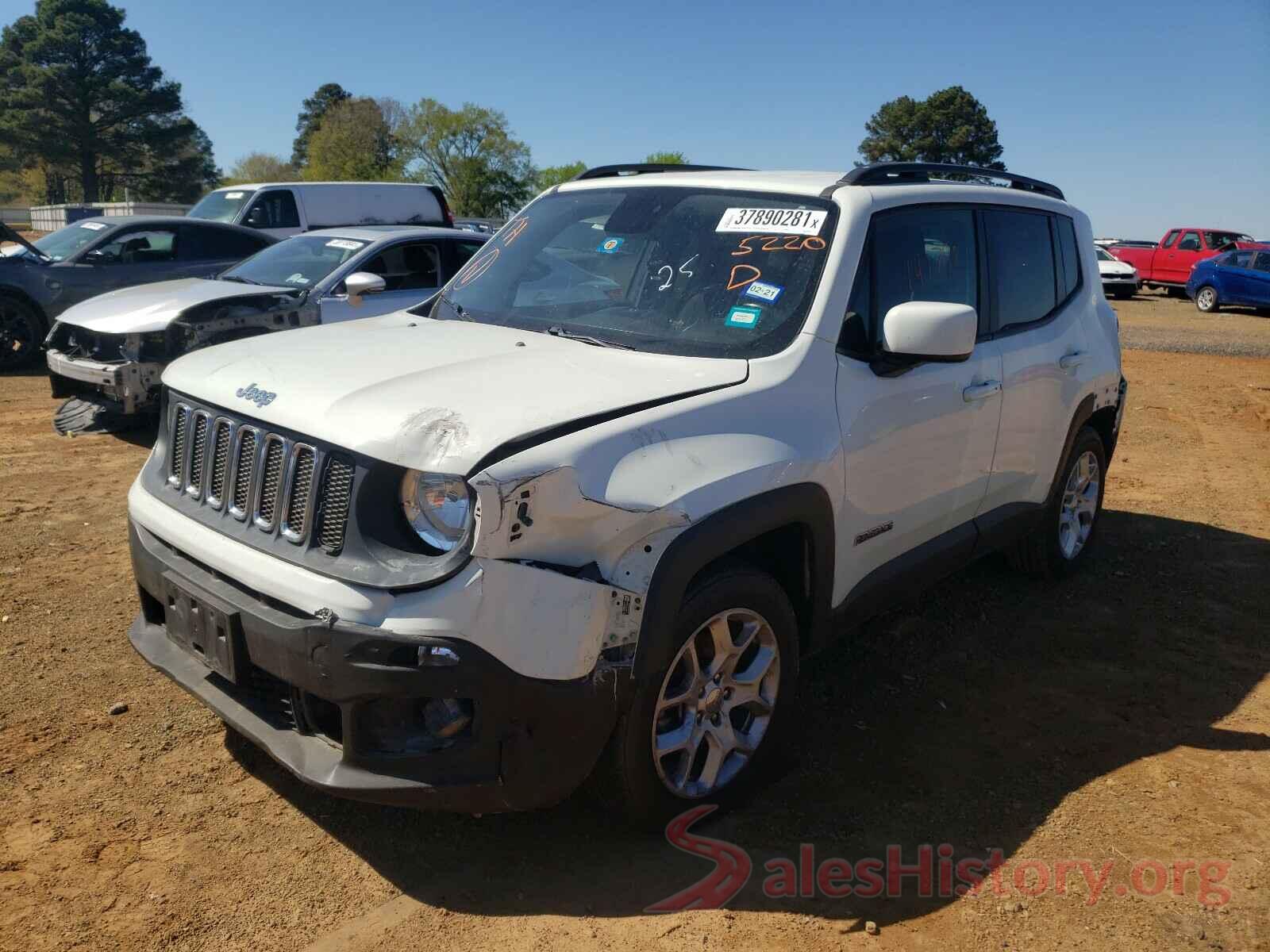 ZACCJABT4GPC45220 2016 JEEP RENEGADE