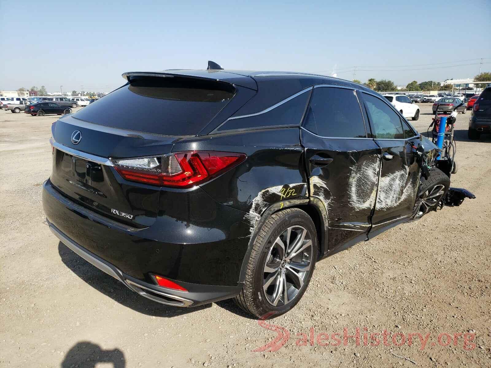 2T2HZMAA9MC191500 2021 LEXUS RX350