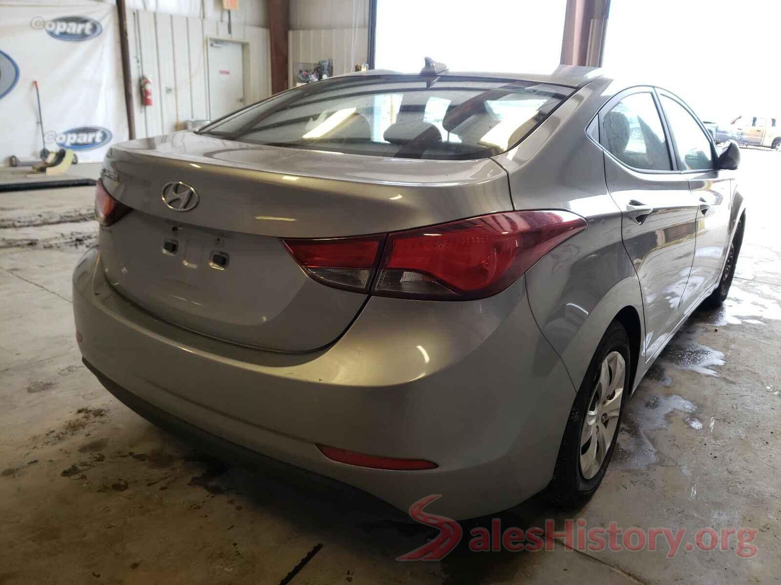 5NPDH4AE7GH763299 2016 HYUNDAI ELANTRA