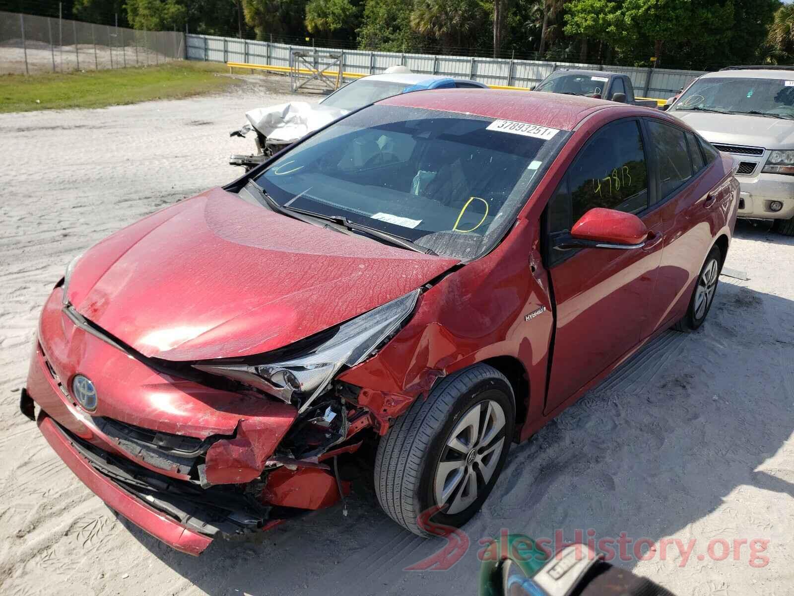 JTDKARFU1J3551168 2018 TOYOTA PRIUS