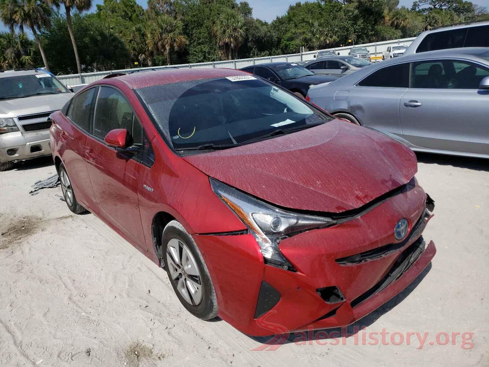 JTDKARFU1J3551168 2018 TOYOTA PRIUS