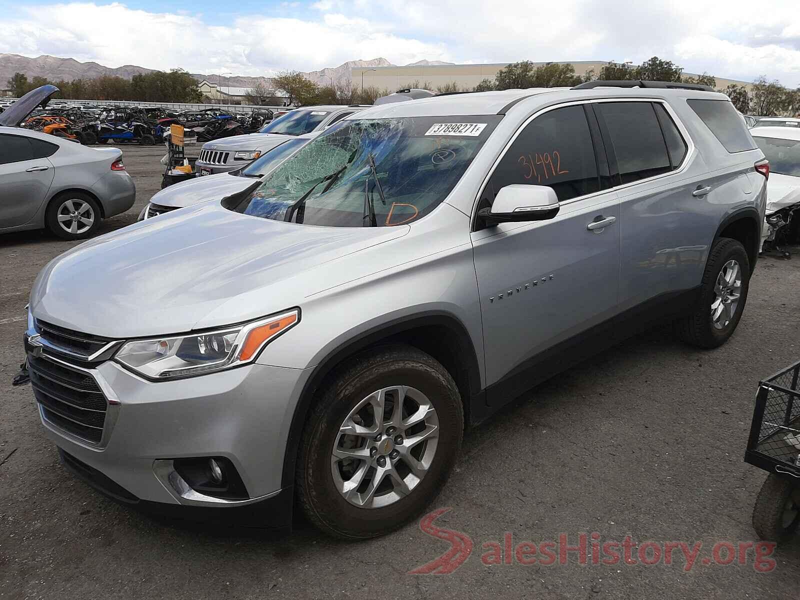 1GNERGKW4KJ228707 2019 CHEVROLET TRAVERSE