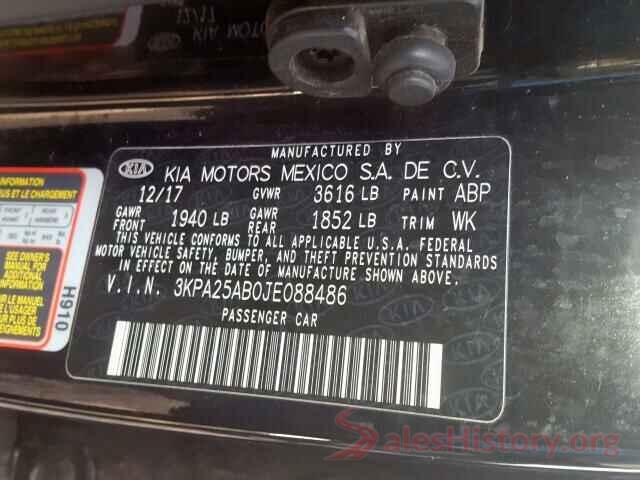 3KPA25AB0JE088486 2018 KIA RIO