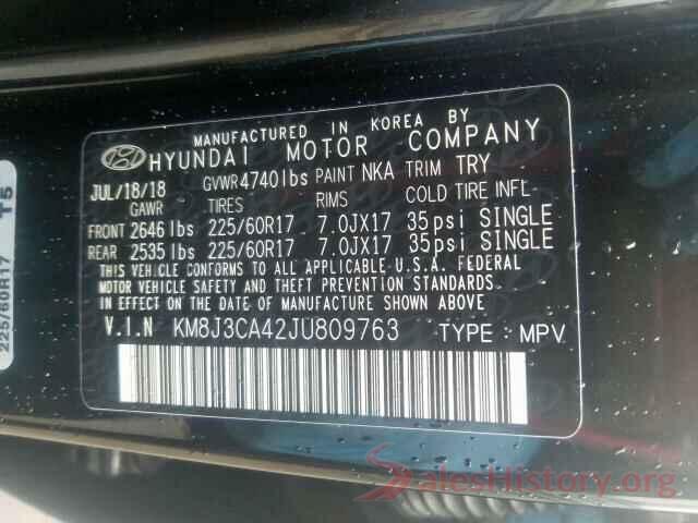 KM8J3CA42JU809763 2018 HYUNDAI TUCSON