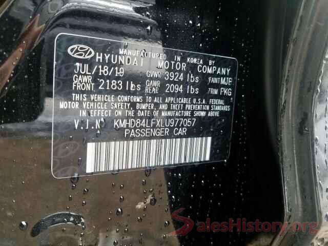 KMHD84LFXLU977057 2020 HYUNDAI ELANTRA