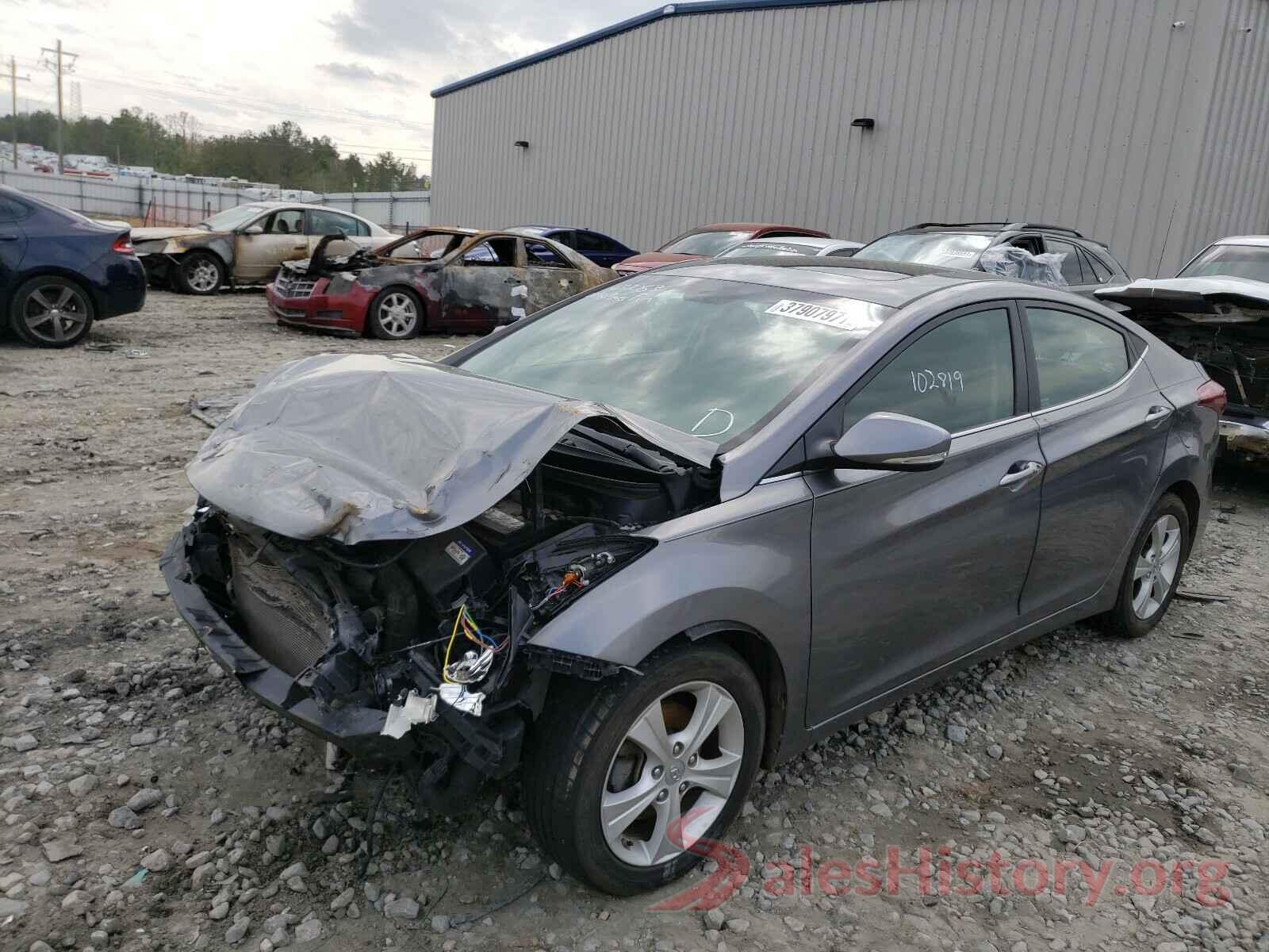 KMHDH4AE1GU637053 2016 HYUNDAI ELANTRA