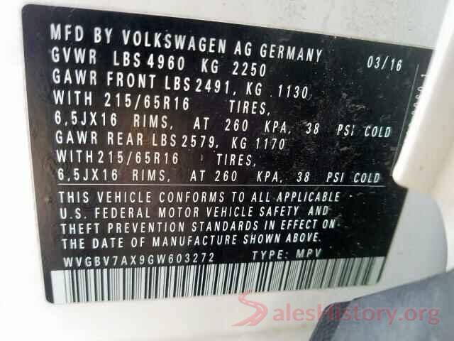 WVGBV7AX9GW603272 2016 VOLKSWAGEN TIGUAN