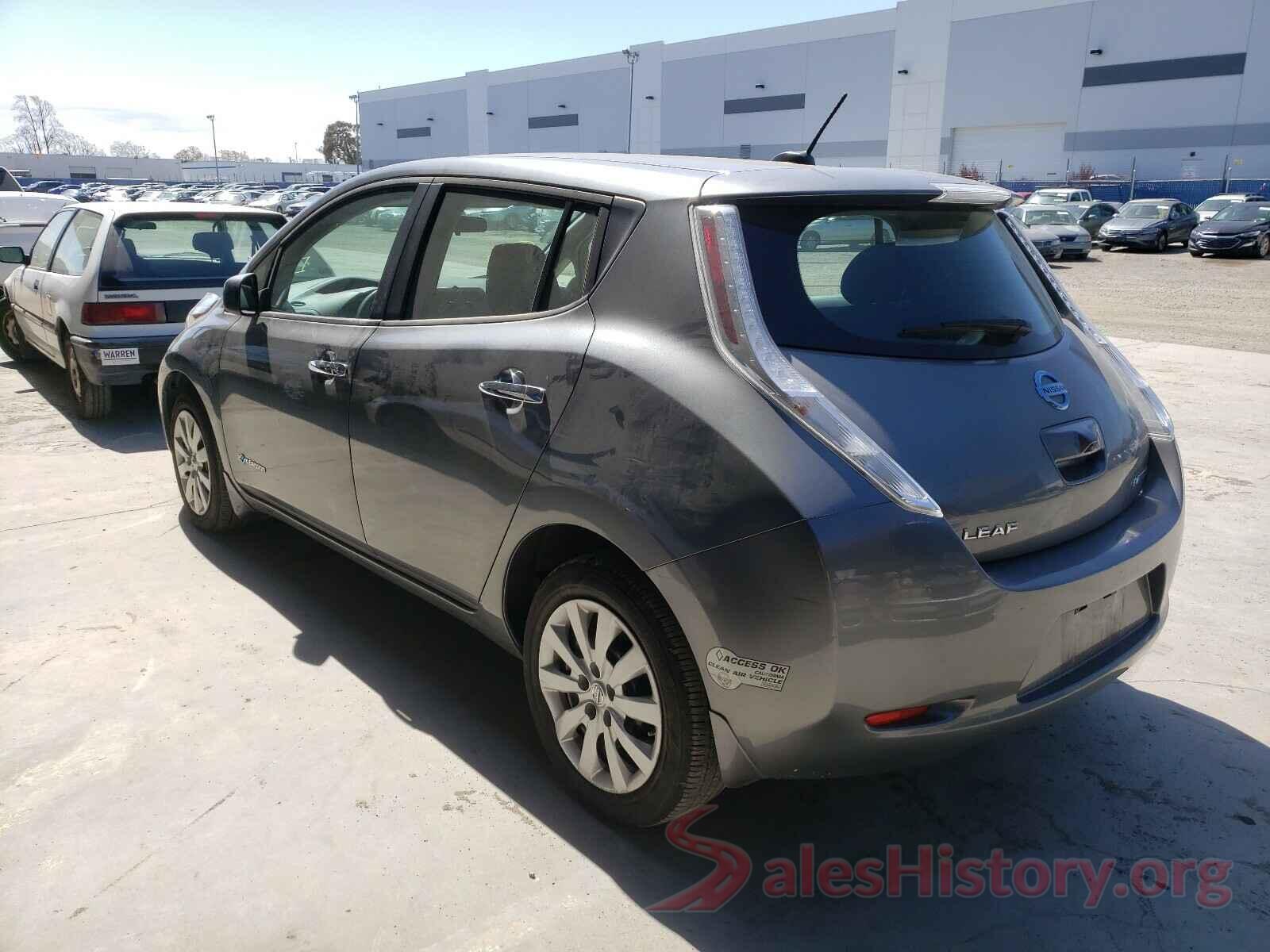 1N4AZ0CP3GC304005 2016 NISSAN LEAF