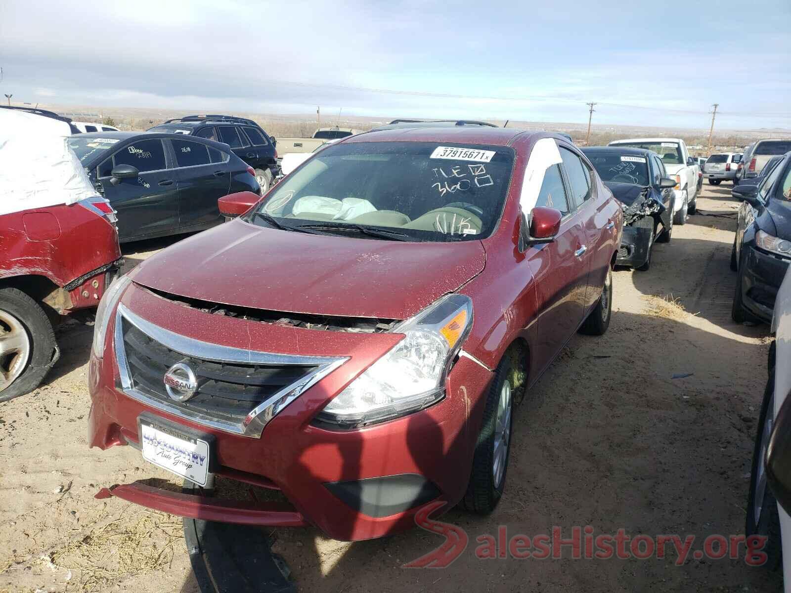 3N1CN7AP4KL841086 2019 NISSAN VERSA