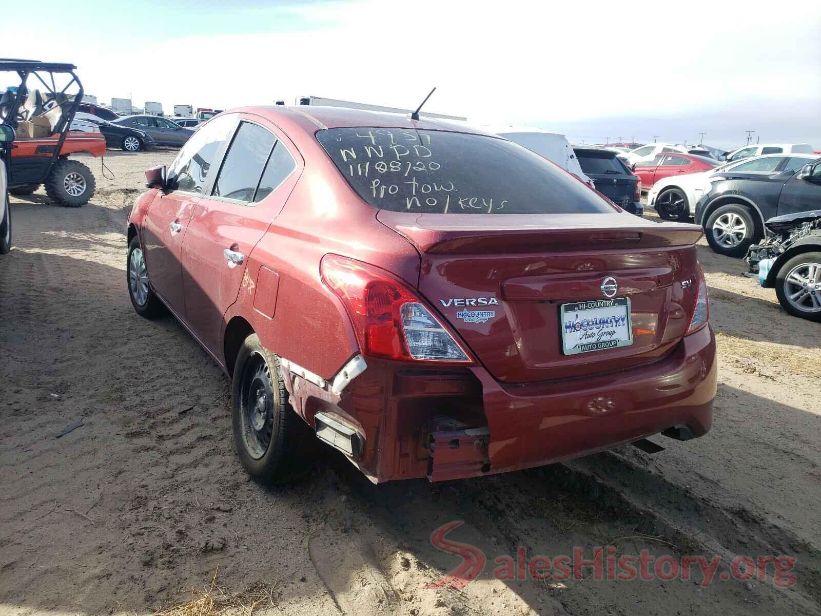 3N1CN7AP4KL841086 2019 NISSAN VERSA