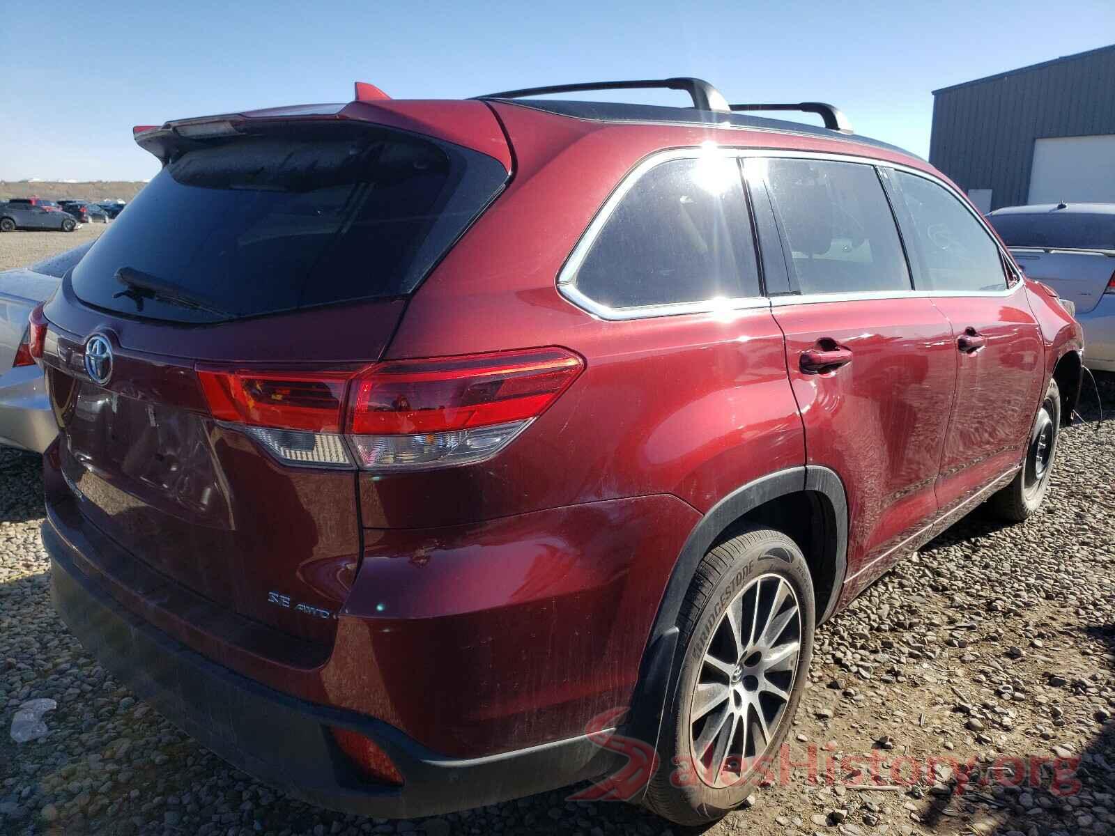 5TDJZRFH1HS444380 2017 TOYOTA HIGHLANDER