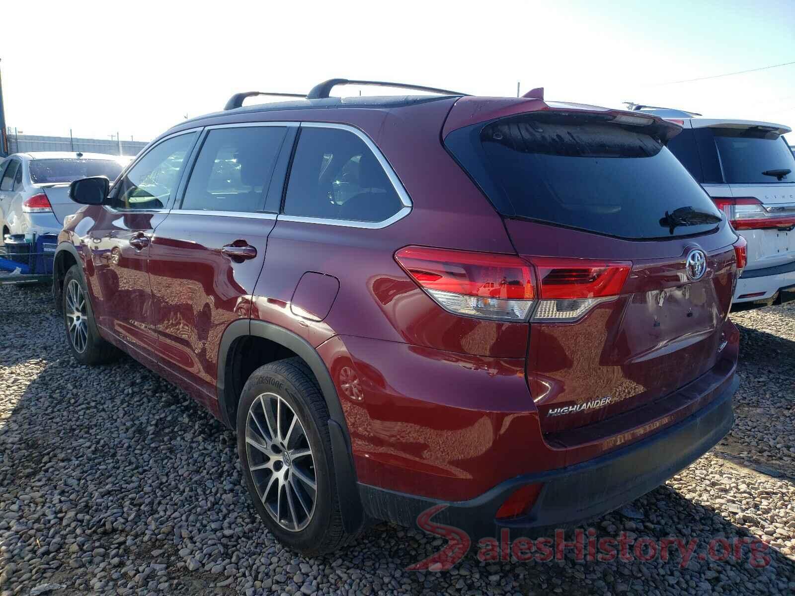 5TDJZRFH1HS444380 2017 TOYOTA HIGHLANDER