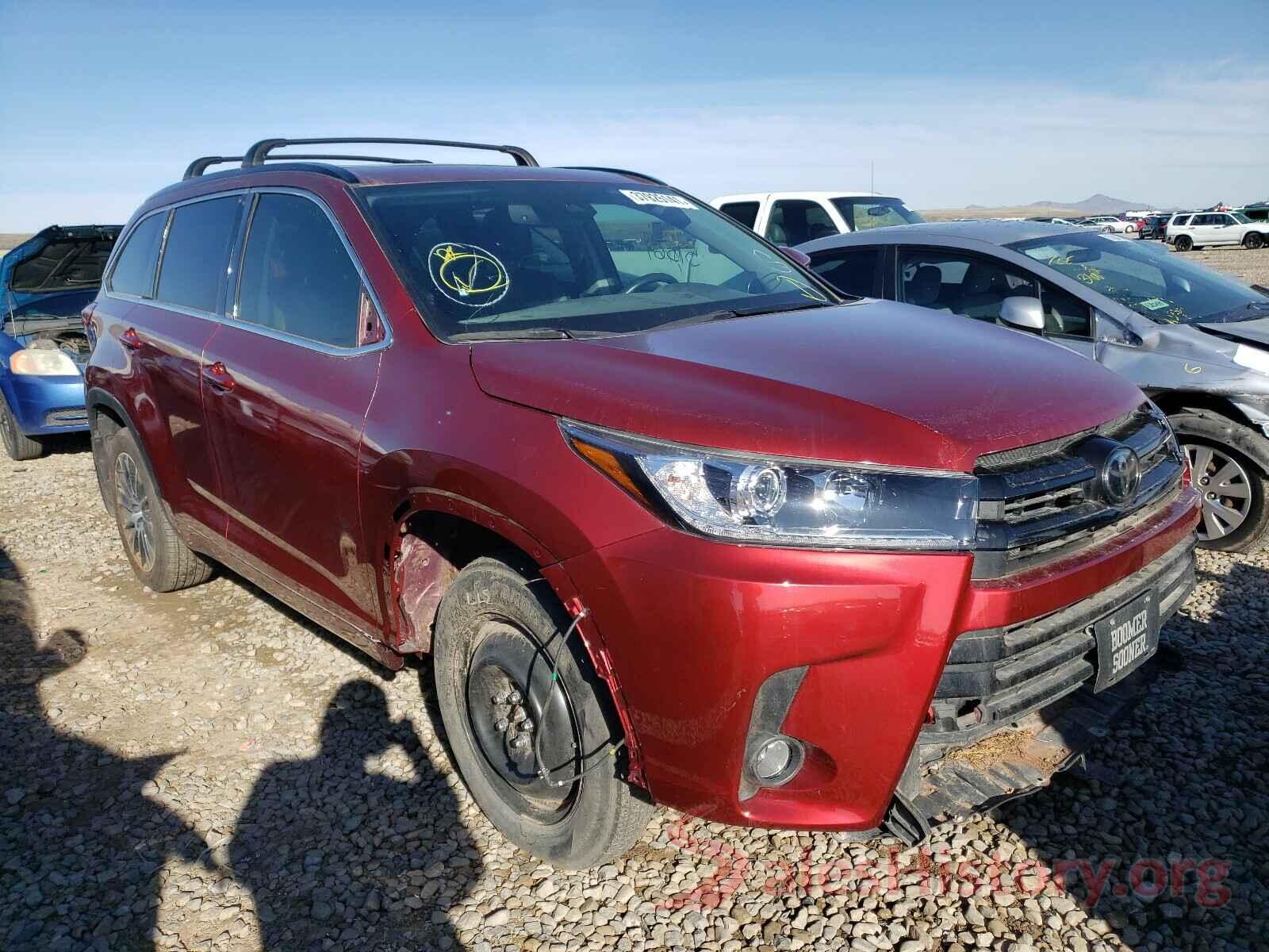 5TDJZRFH1HS444380 2017 TOYOTA HIGHLANDER