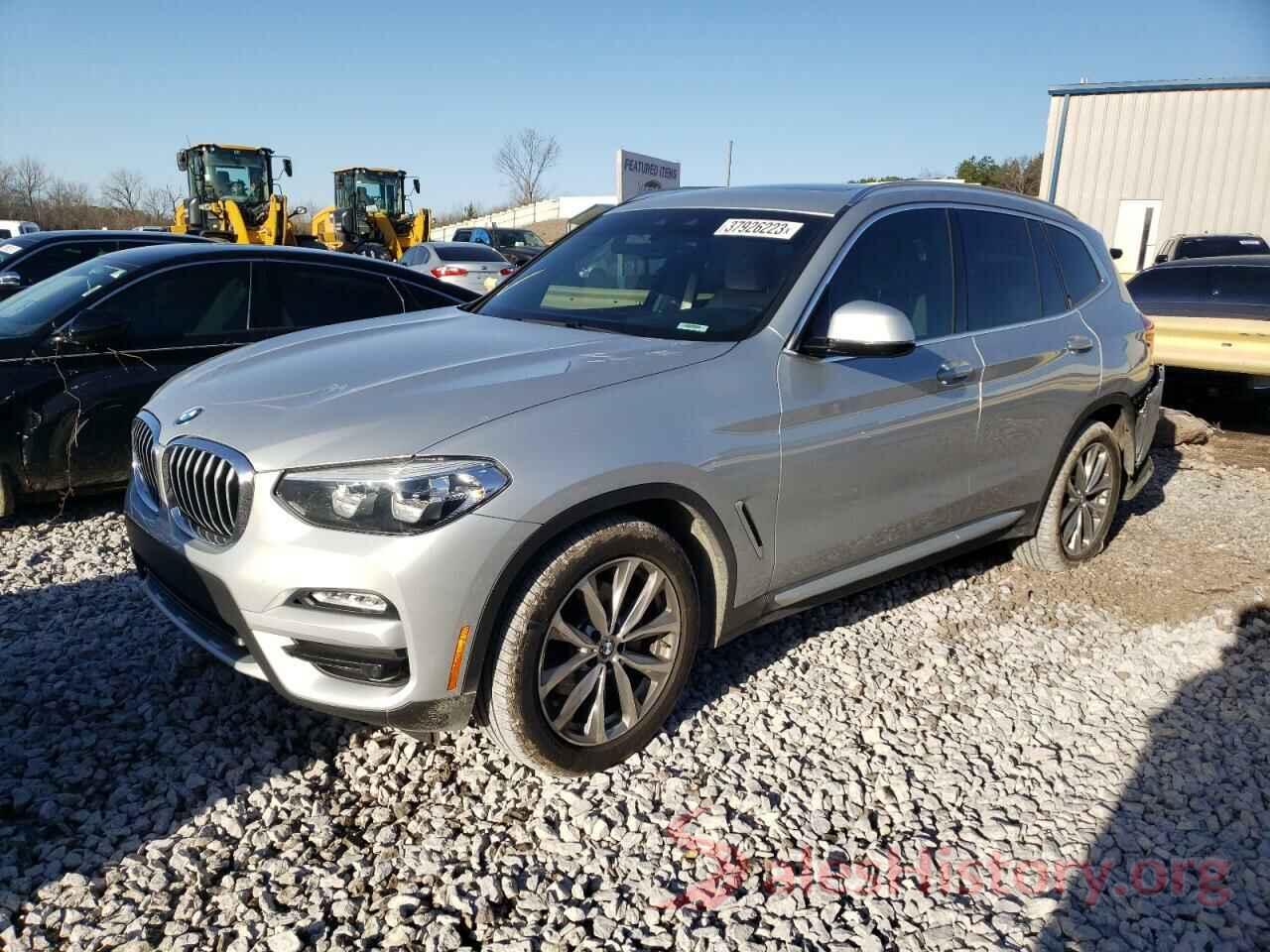 5UXTR7C57KLF25708 2019 BMW X3