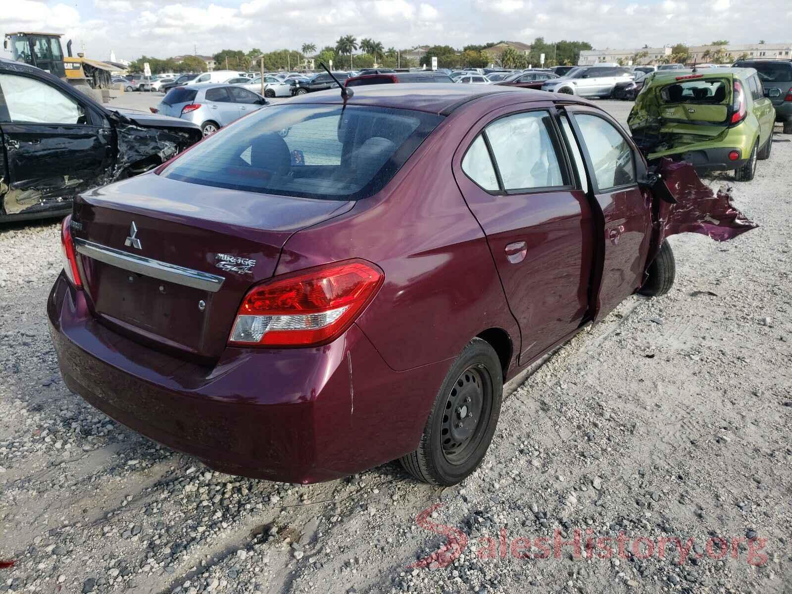 ML32F3FJ7HHF06145 2017 MITSUBISHI MIRAGE