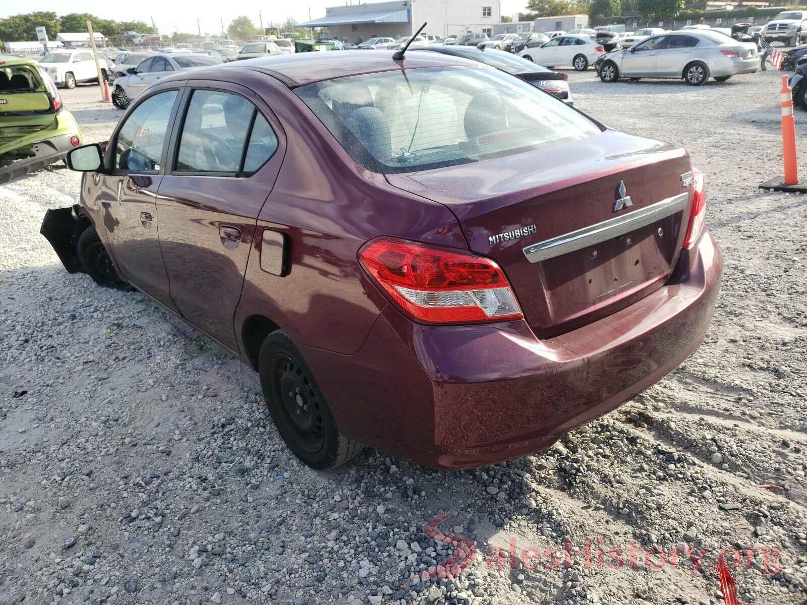 ML32F3FJ7HHF06145 2017 MITSUBISHI MIRAGE