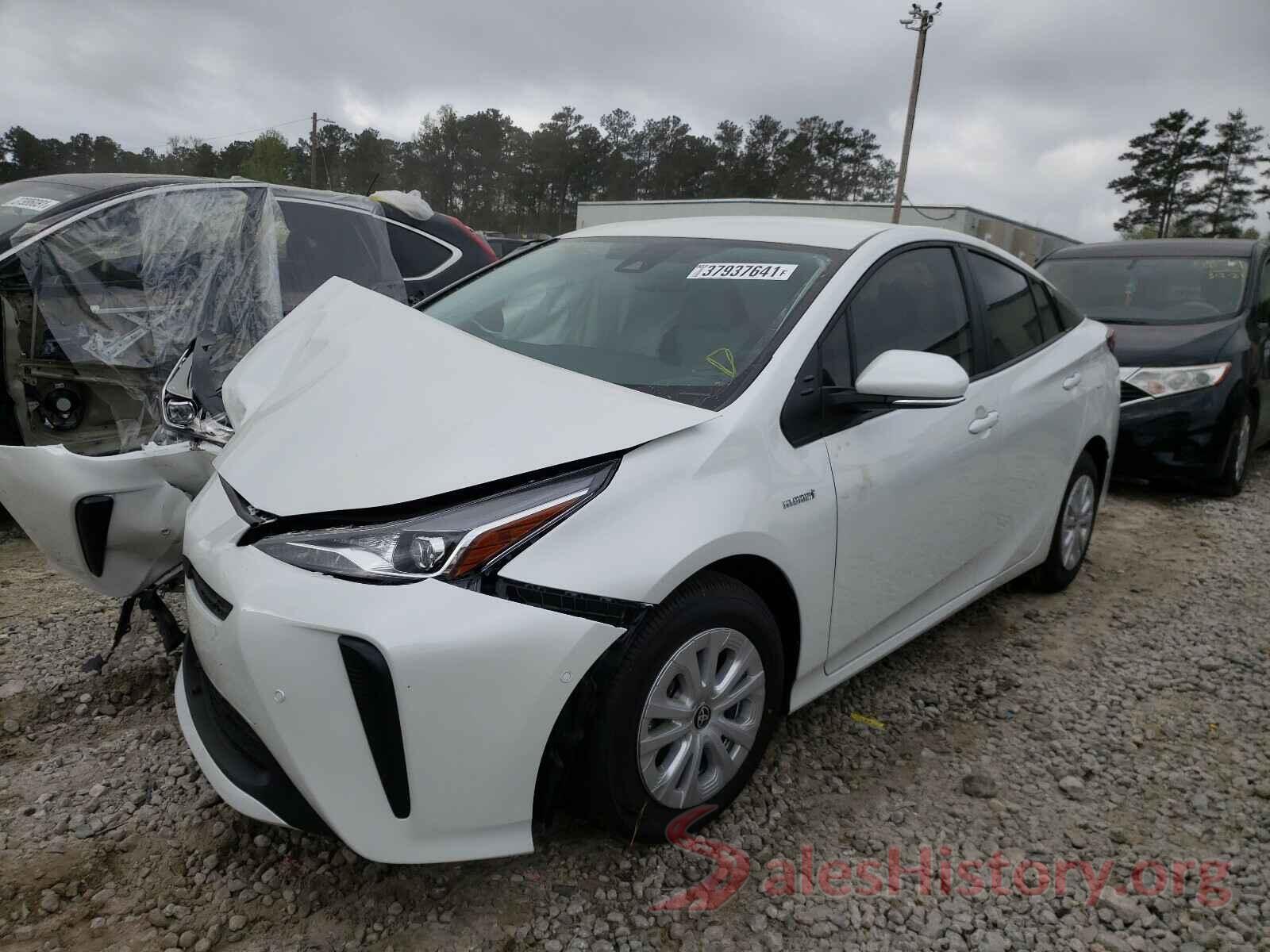 JTDKAMFUXM3140035 2021 TOYOTA PRIUS