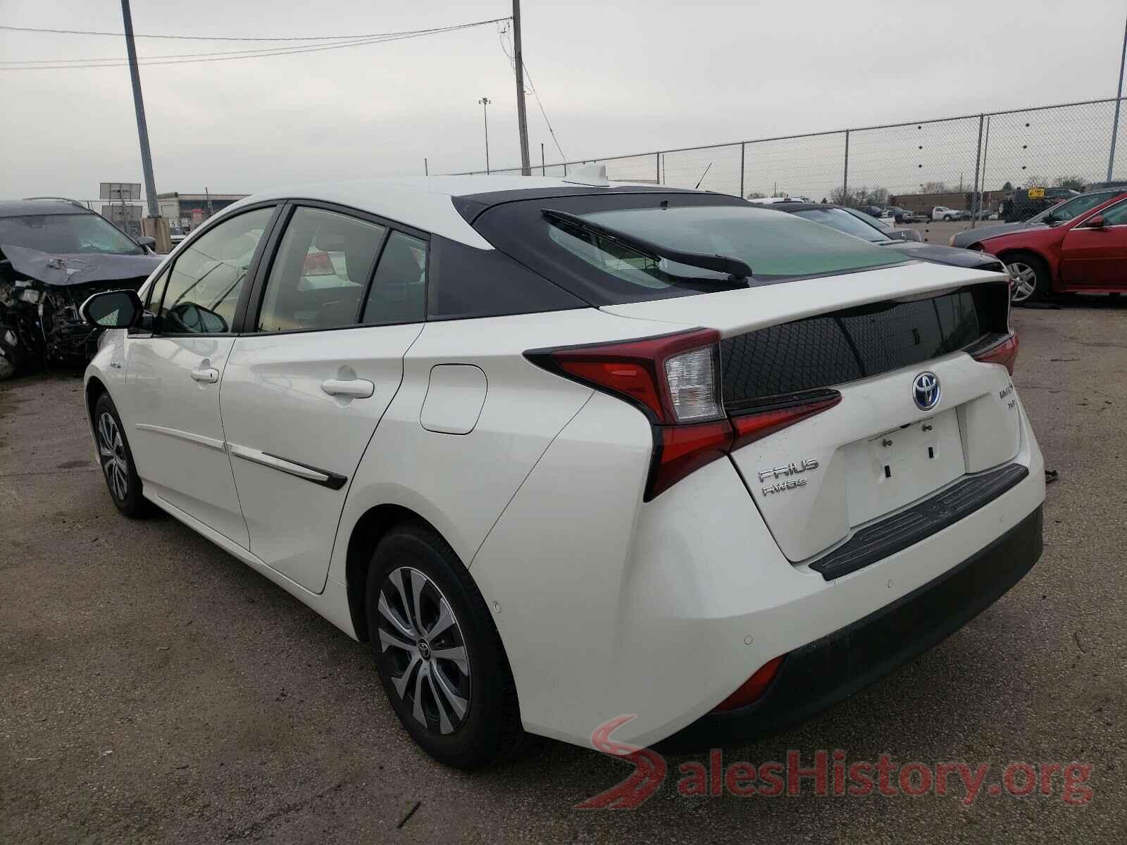 JTDL9RFU3L3014303 2020 TOYOTA PRIUS