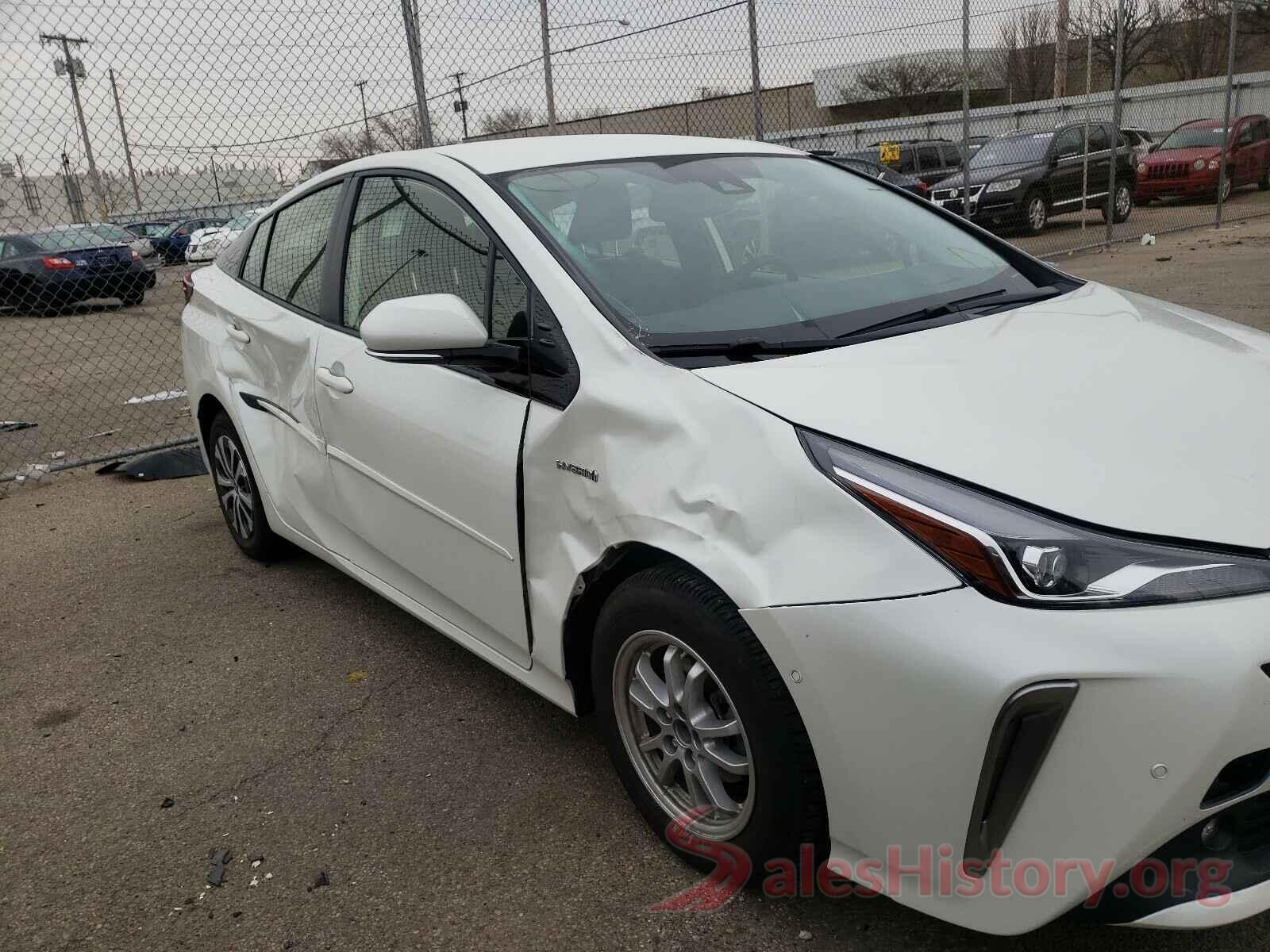 JTDL9RFU3L3014303 2020 TOYOTA PRIUS