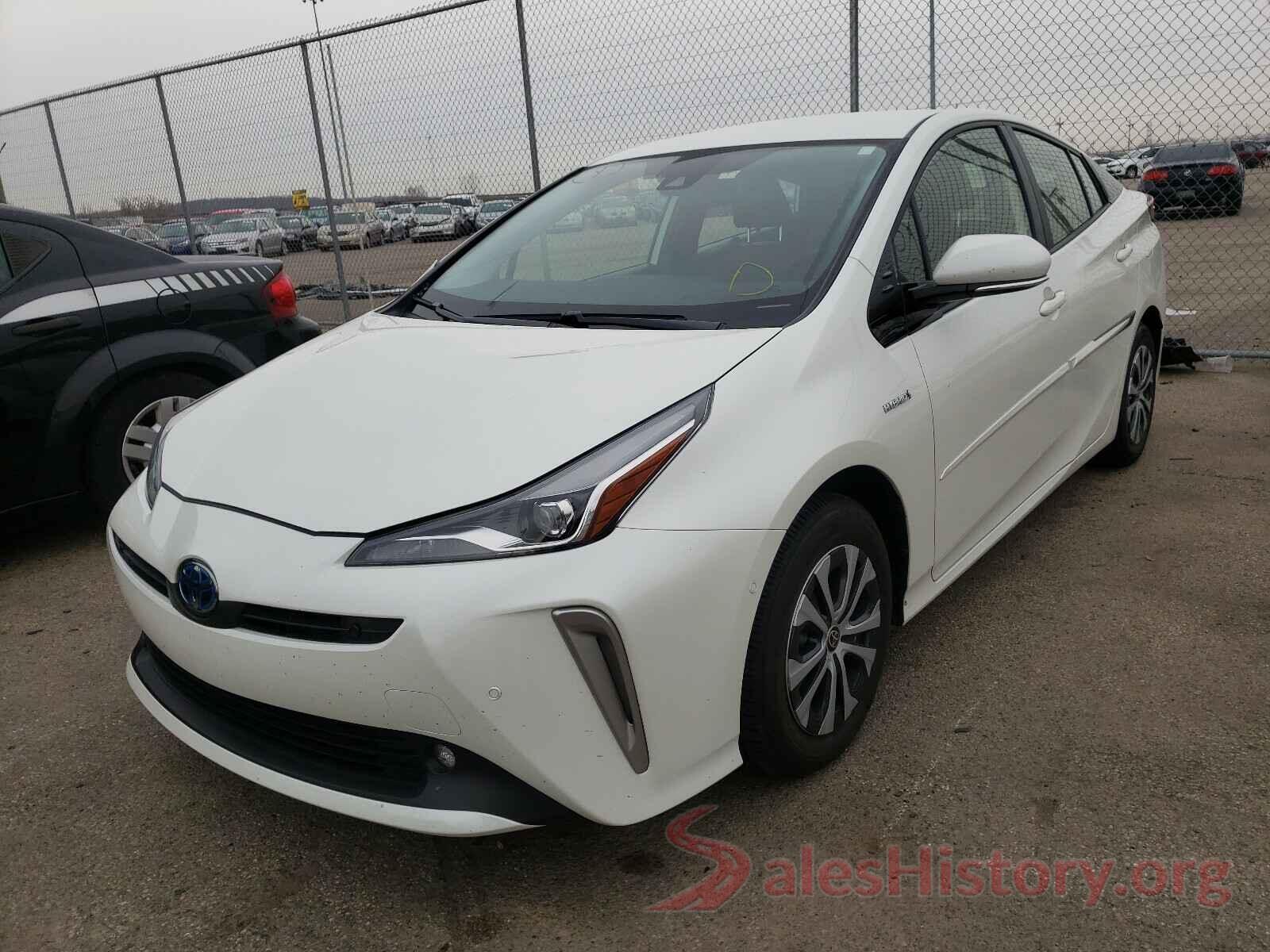 JTDL9RFU3L3014303 2020 TOYOTA PRIUS