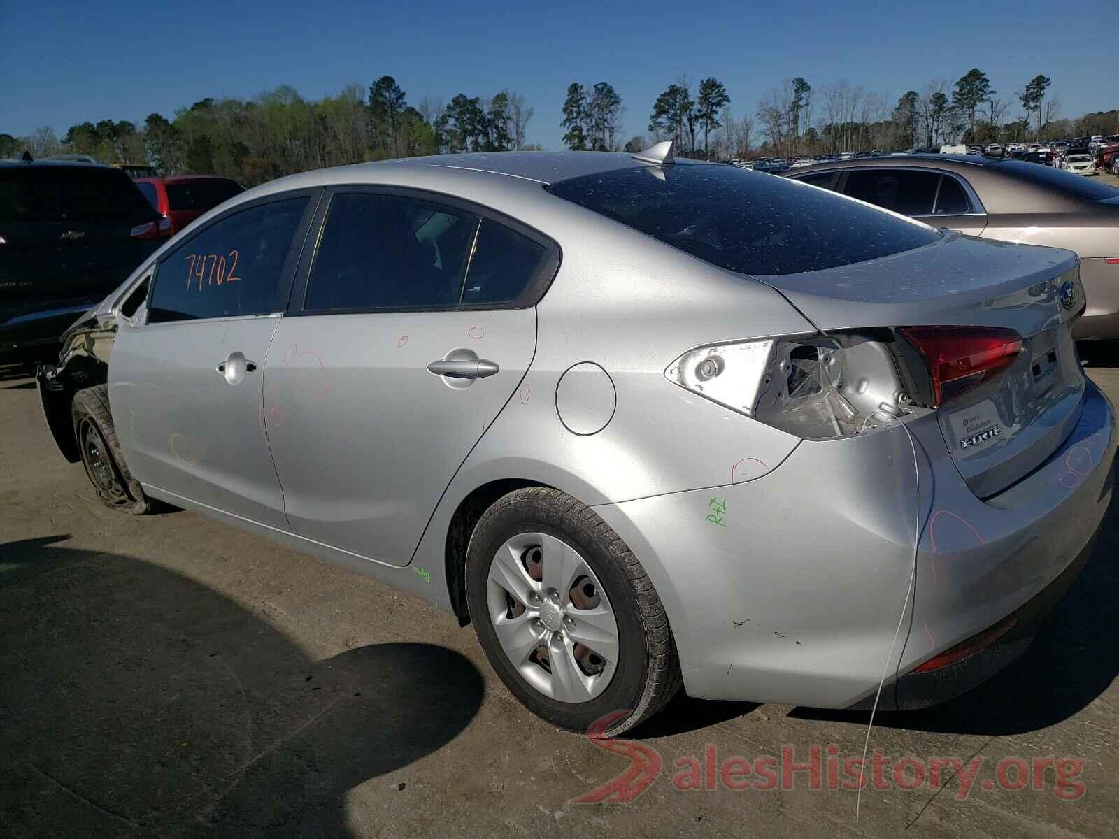 3KPFK4A71HE053123 2017 KIA FORTE