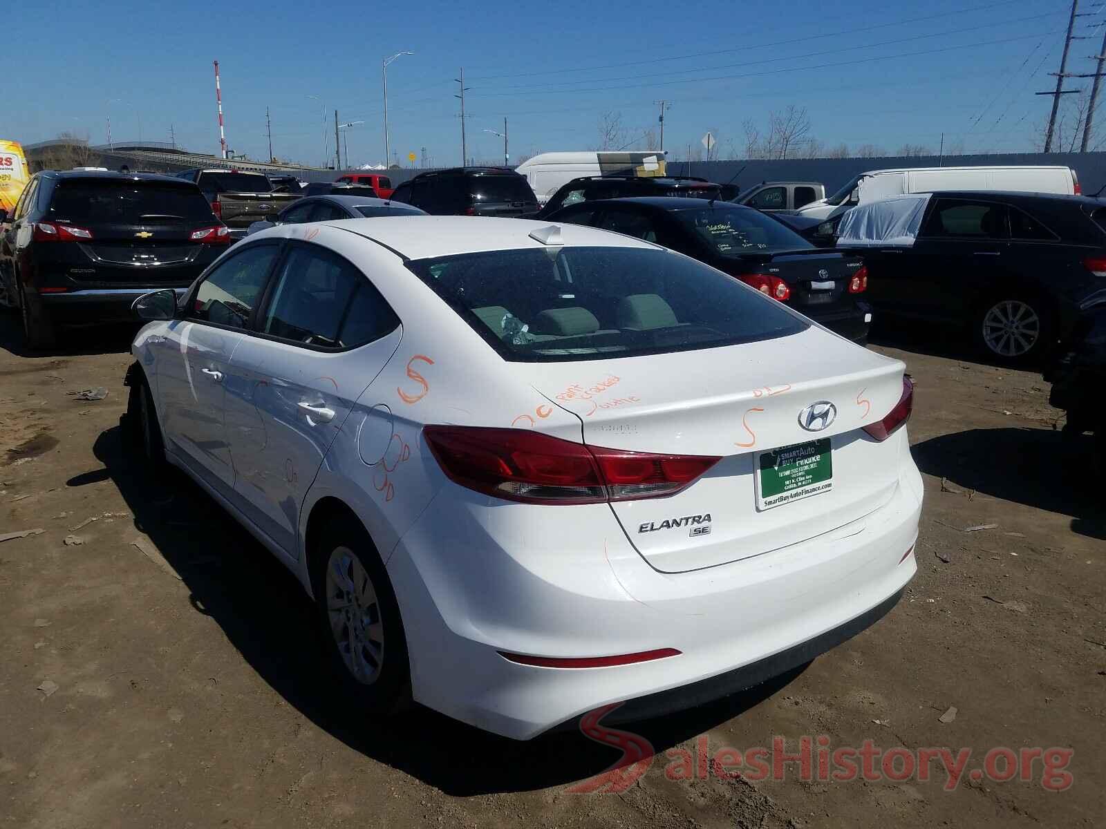 5NPD74LF6HH204482 2017 HYUNDAI ELANTRA