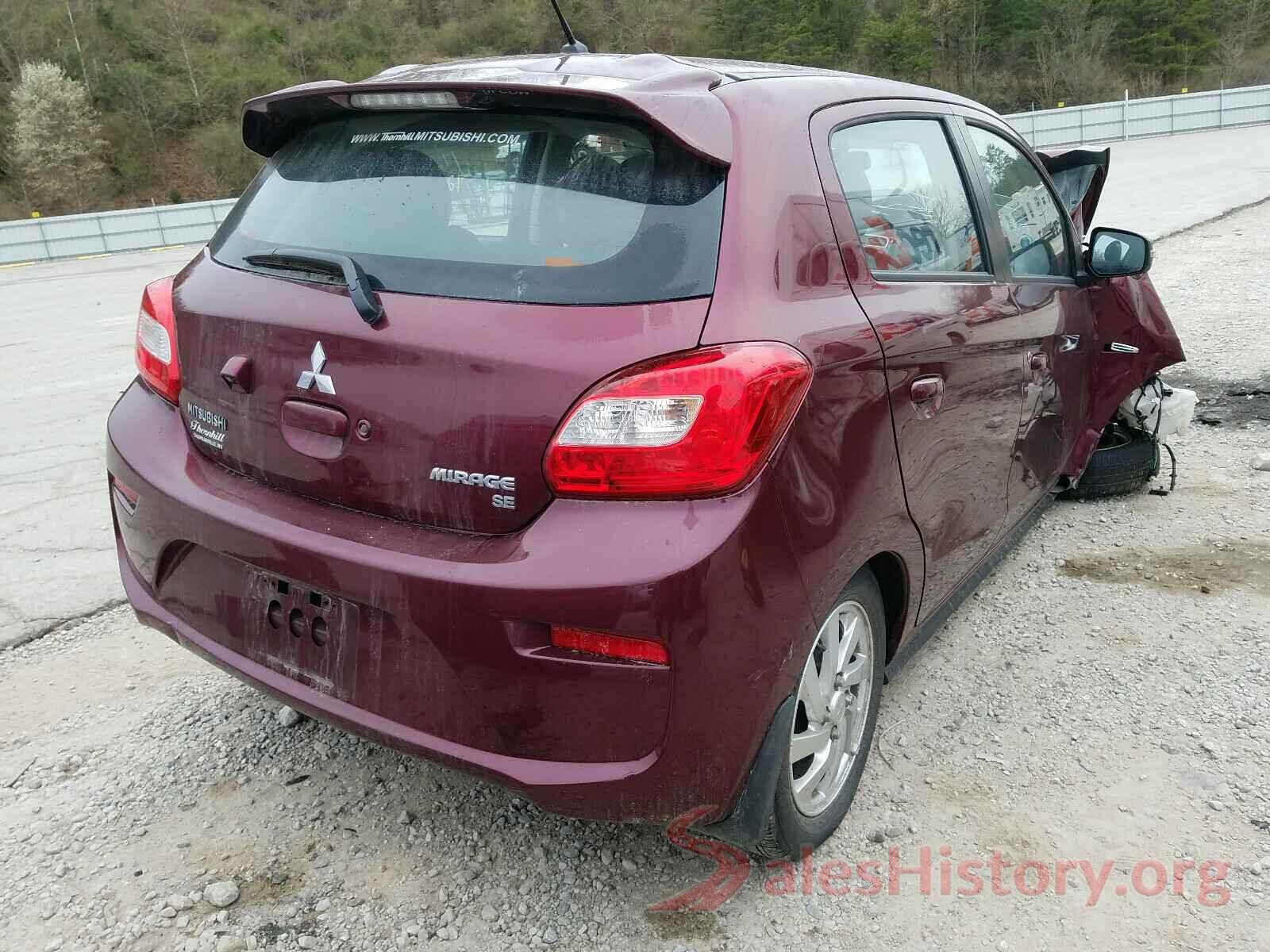 ML32A4HJ4KH002917 2019 MITSUBISHI MIRAGE