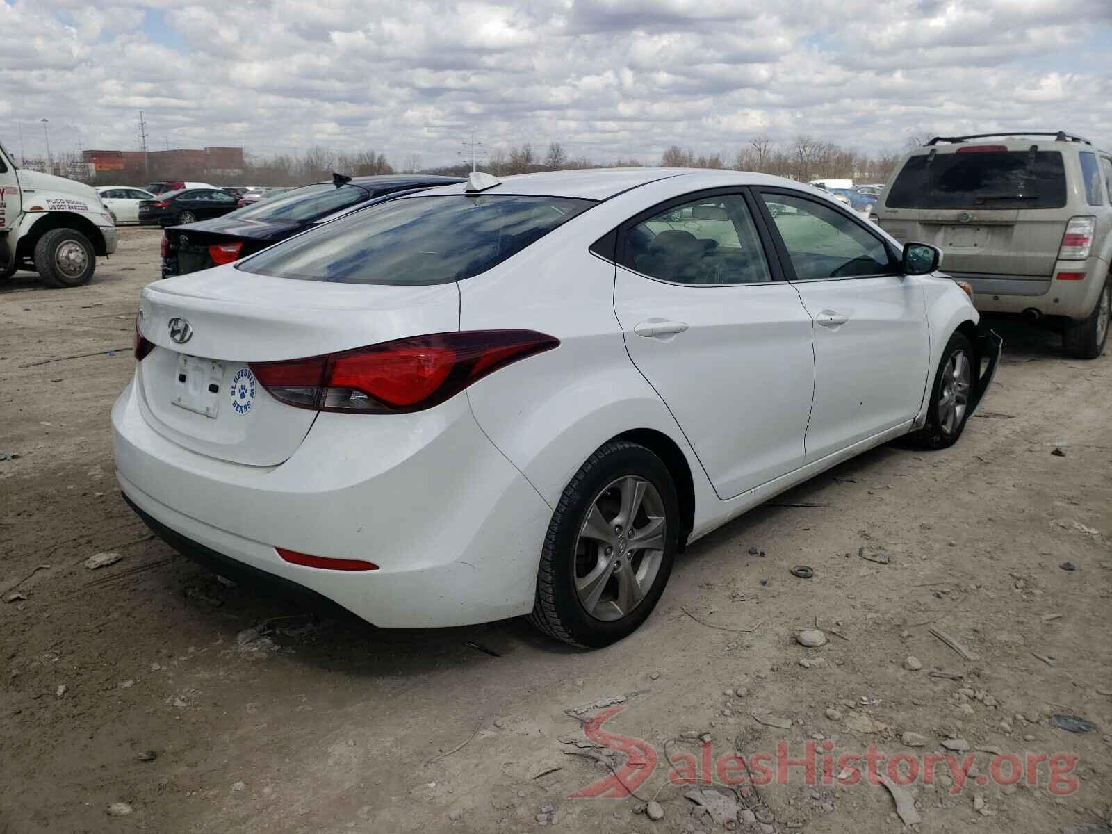 5NPDH4AEXGH734041 2016 HYUNDAI ELANTRA