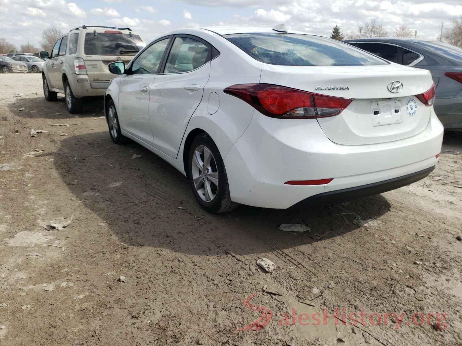 5NPDH4AEXGH734041 2016 HYUNDAI ELANTRA