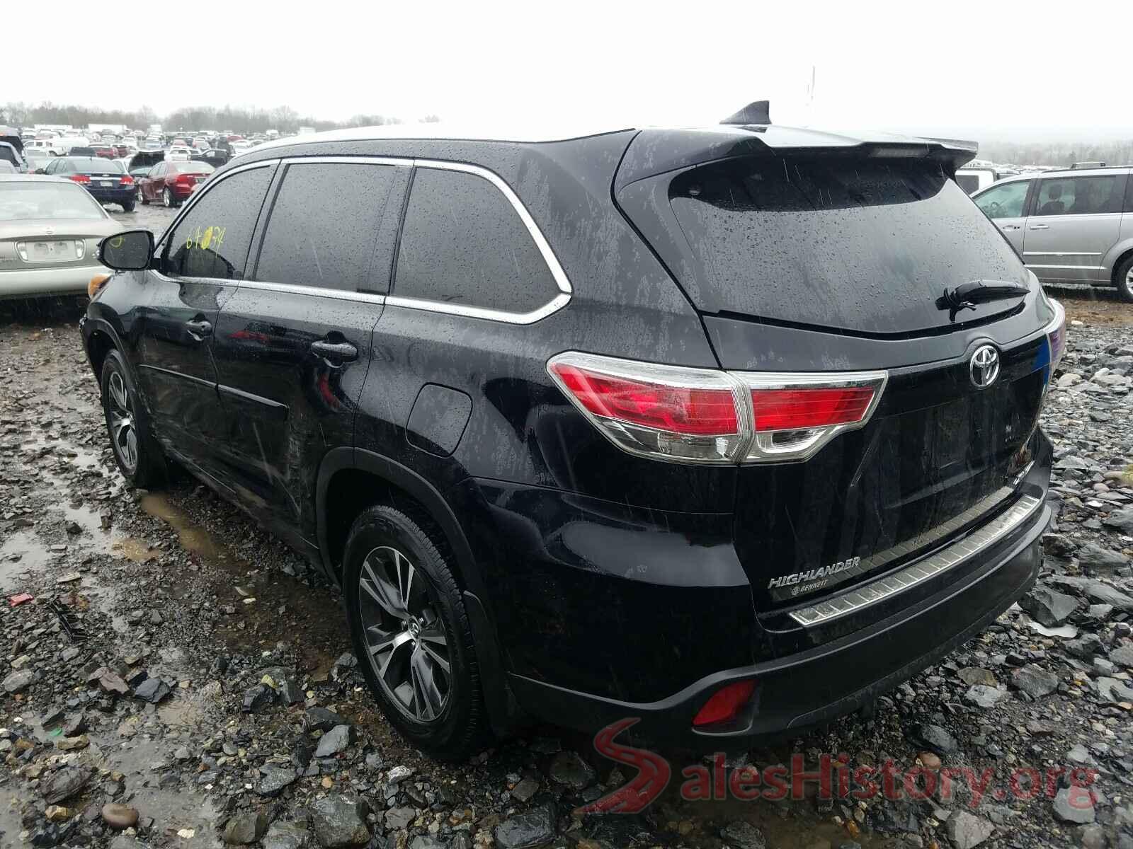 5TDJKRFH8GS308430 2016 TOYOTA HIGHLANDER