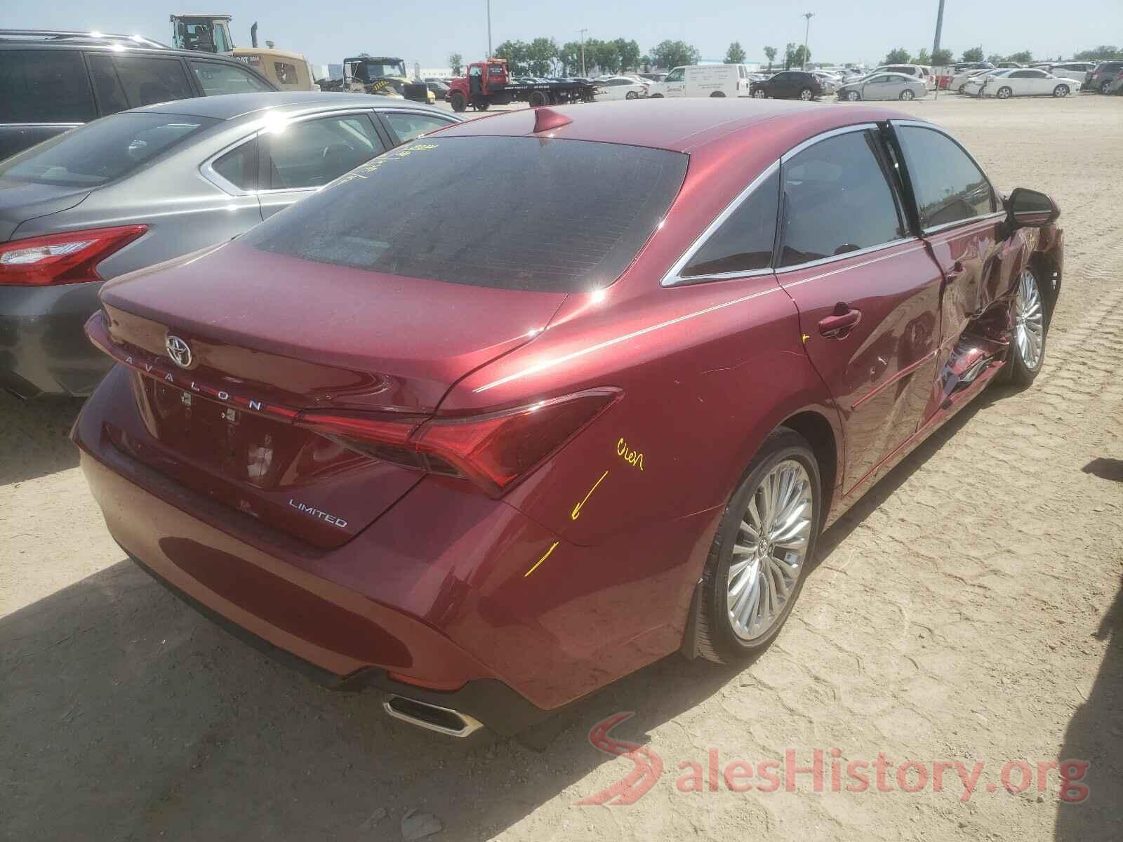 4T1BZ1FB2KU038317 2019 TOYOTA AVALON