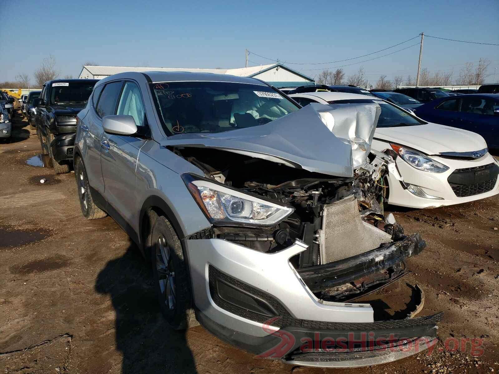 5XYZTDLBXGG350890 2016 HYUNDAI SANTA FE