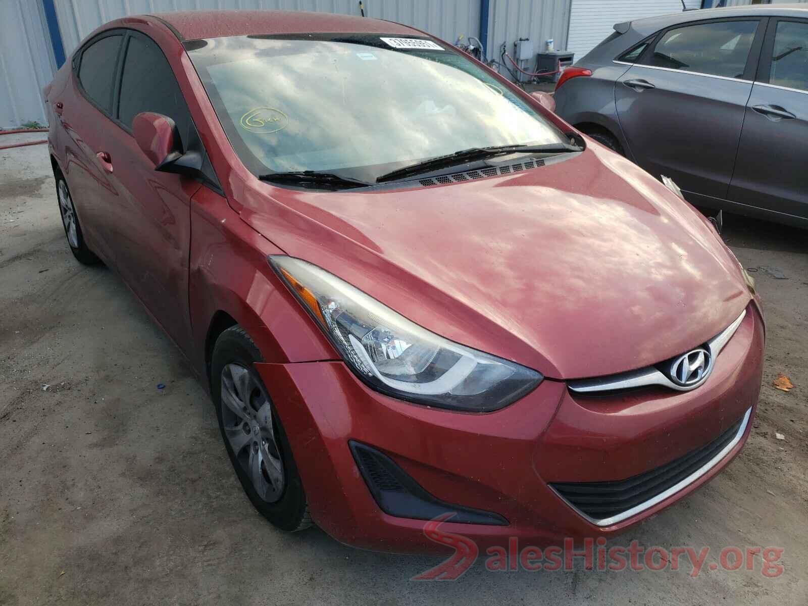 5NPDH4AE5GH776827 2016 HYUNDAI ELANTRA