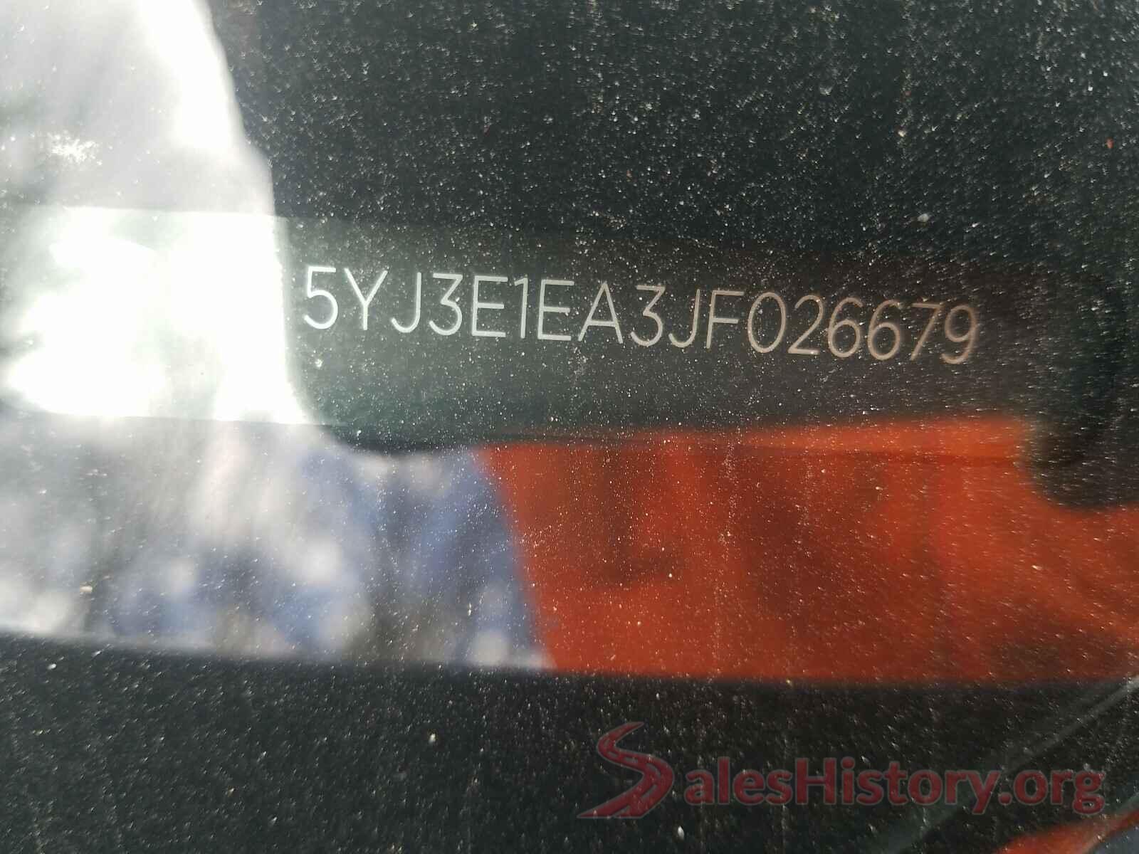 5YJ3E1EA3JF026679 2018 TESLA MODEL 3