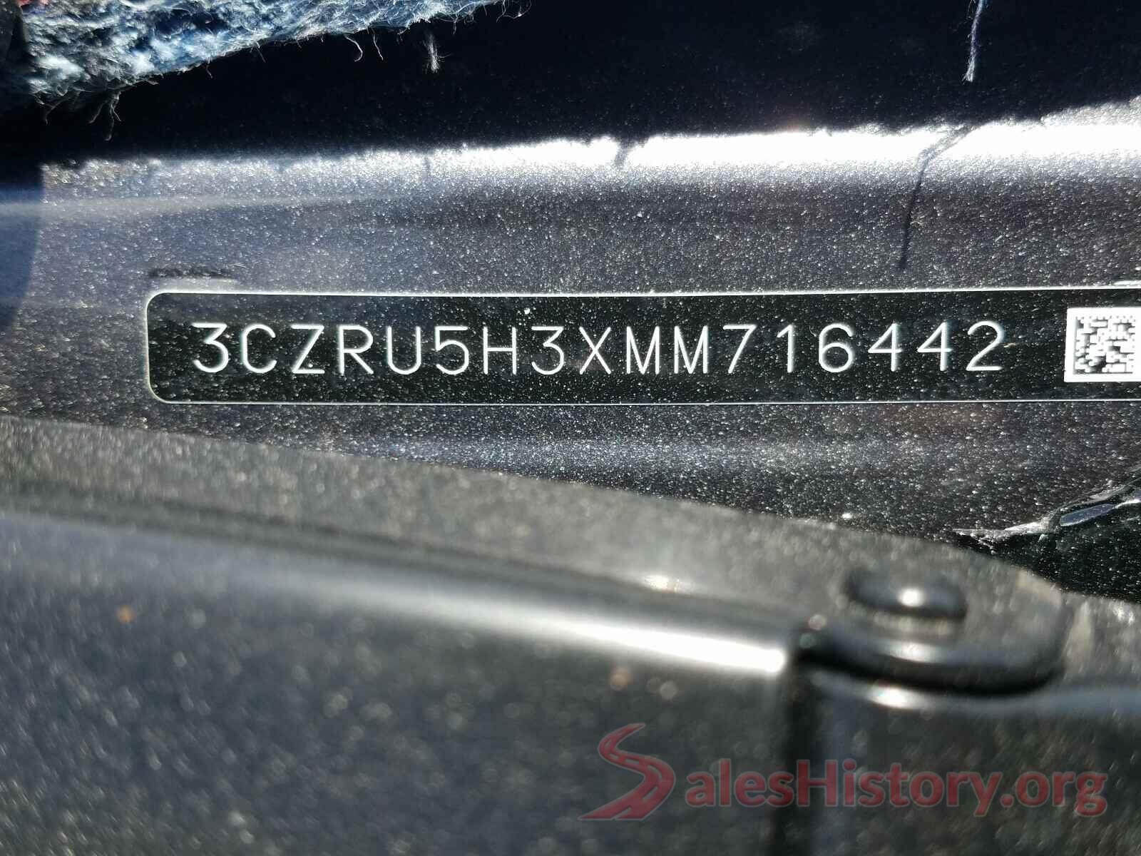 3CZRU5H3XMM716442 2021 HONDA HR-V