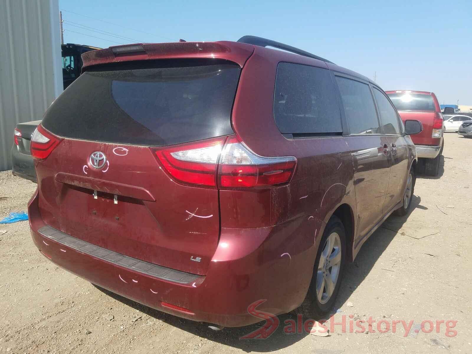 5TDKZ3DC9KS976184 2019 TOYOTA SIENNA