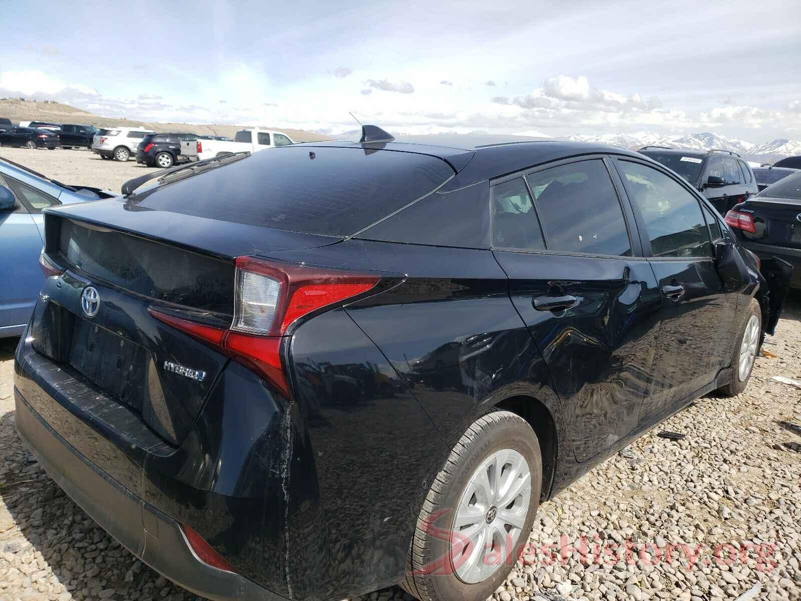 JTDKARFU9K3078332 2019 TOYOTA PRIUS