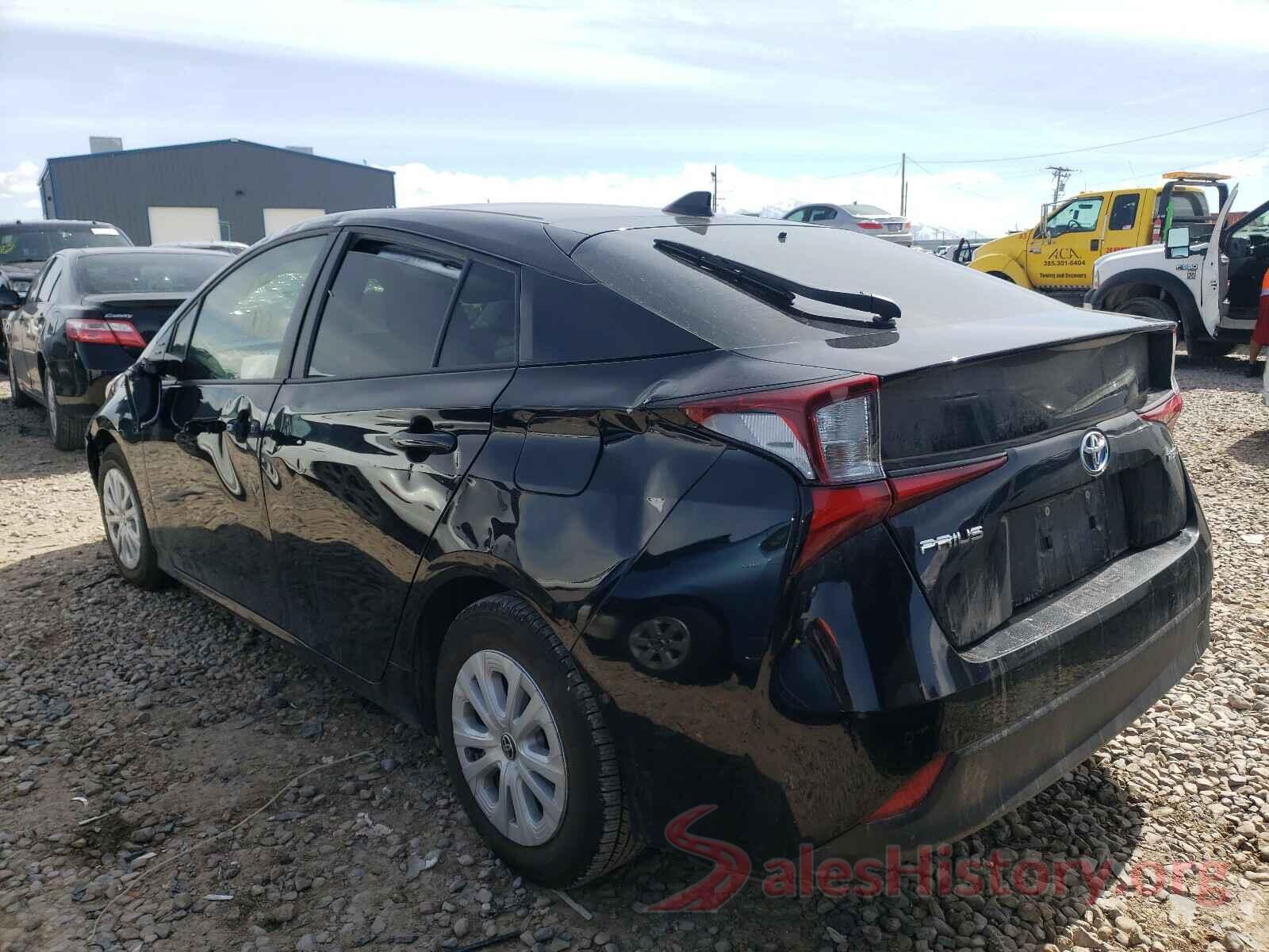 JTDKARFU9K3078332 2019 TOYOTA PRIUS