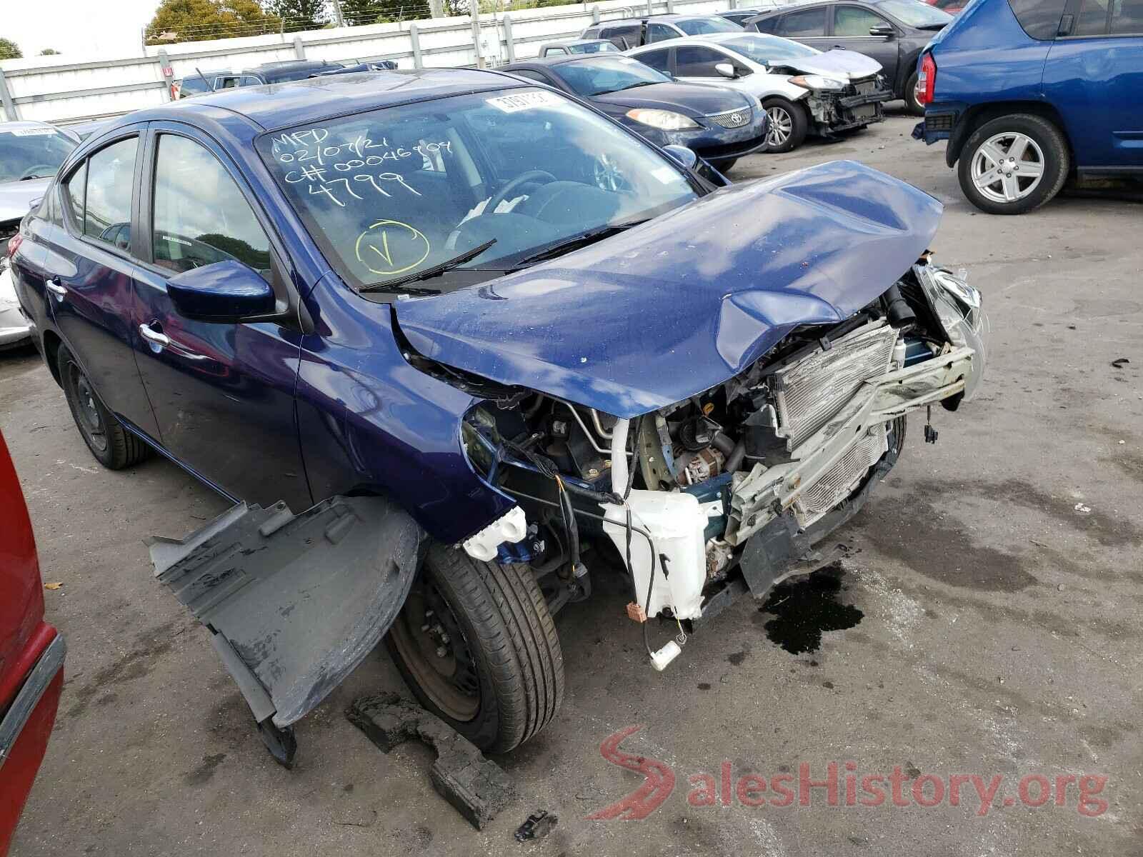 3N1CN7AP7KL854799 2019 NISSAN VERSA