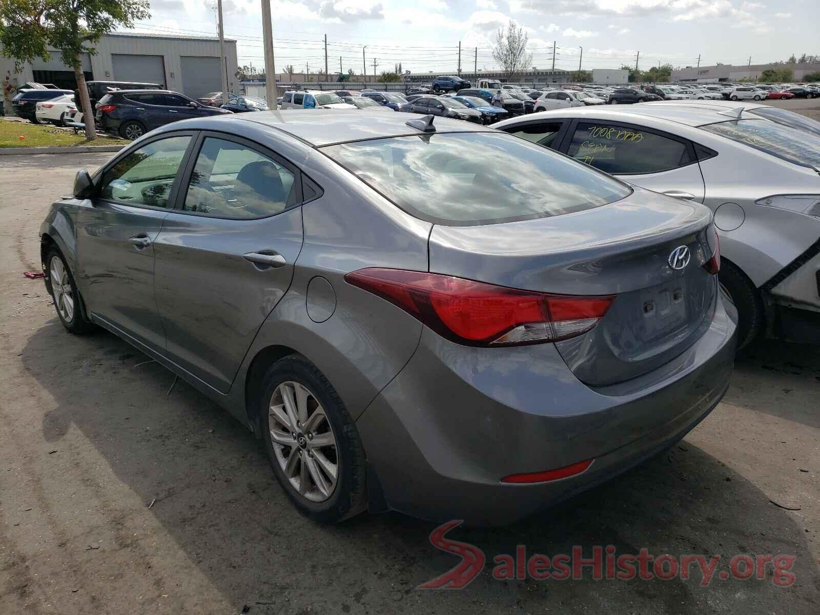 KMHDH4AE9GU568208 2016 HYUNDAI ELANTRA