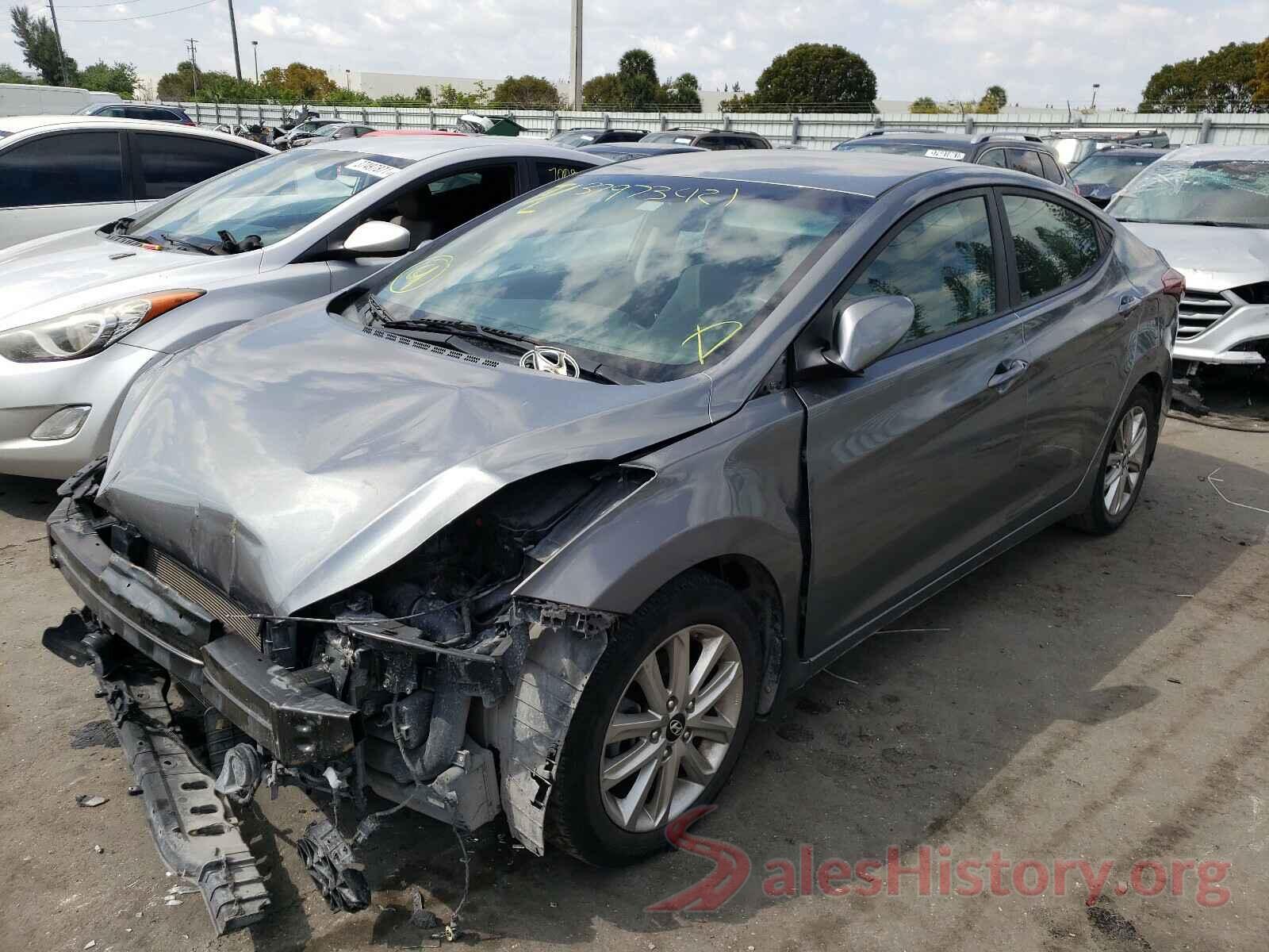 KMHDH4AE9GU568208 2016 HYUNDAI ELANTRA