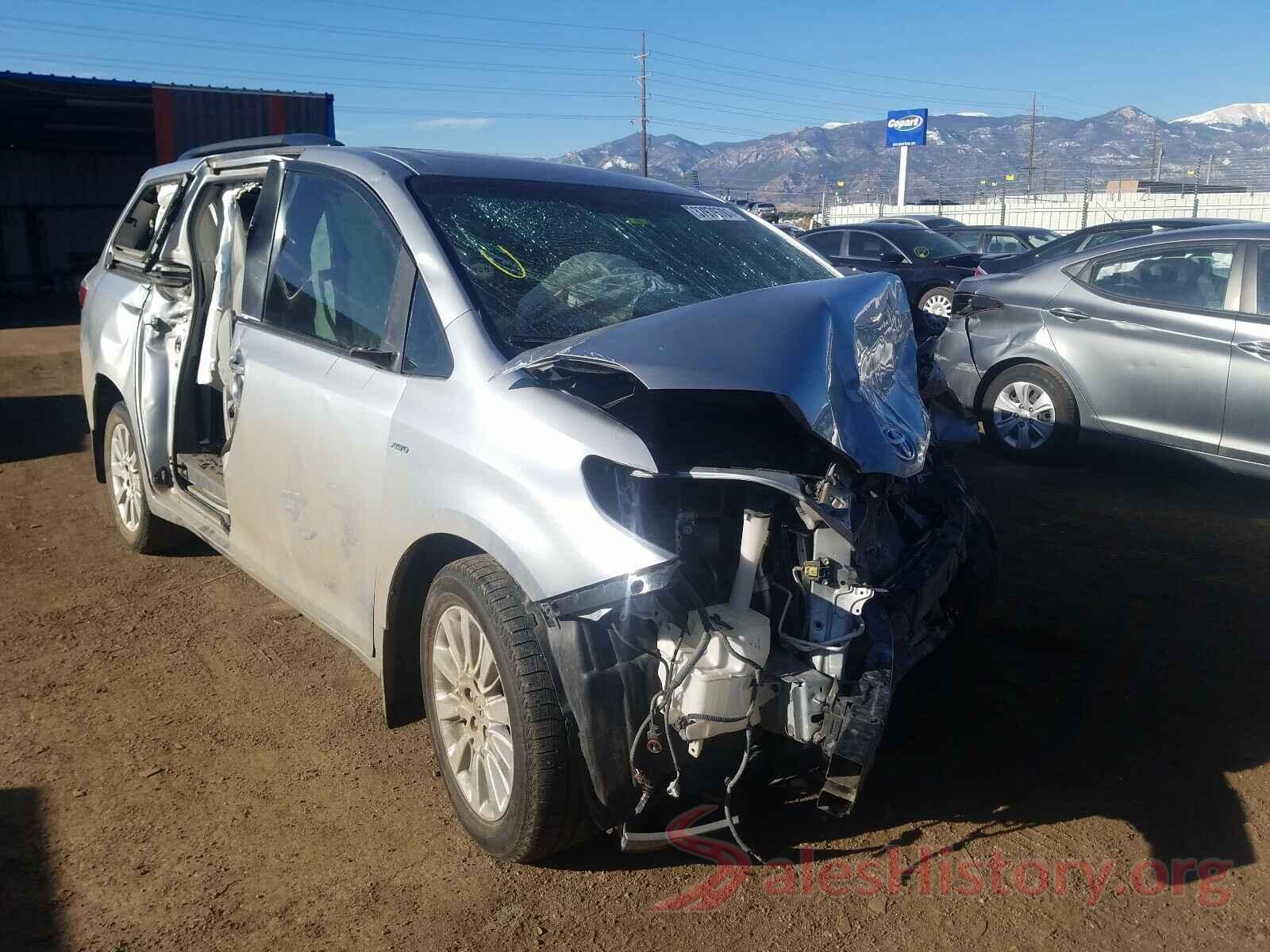 5TDDK3DCXGS130120 2016 TOYOTA SIENNA