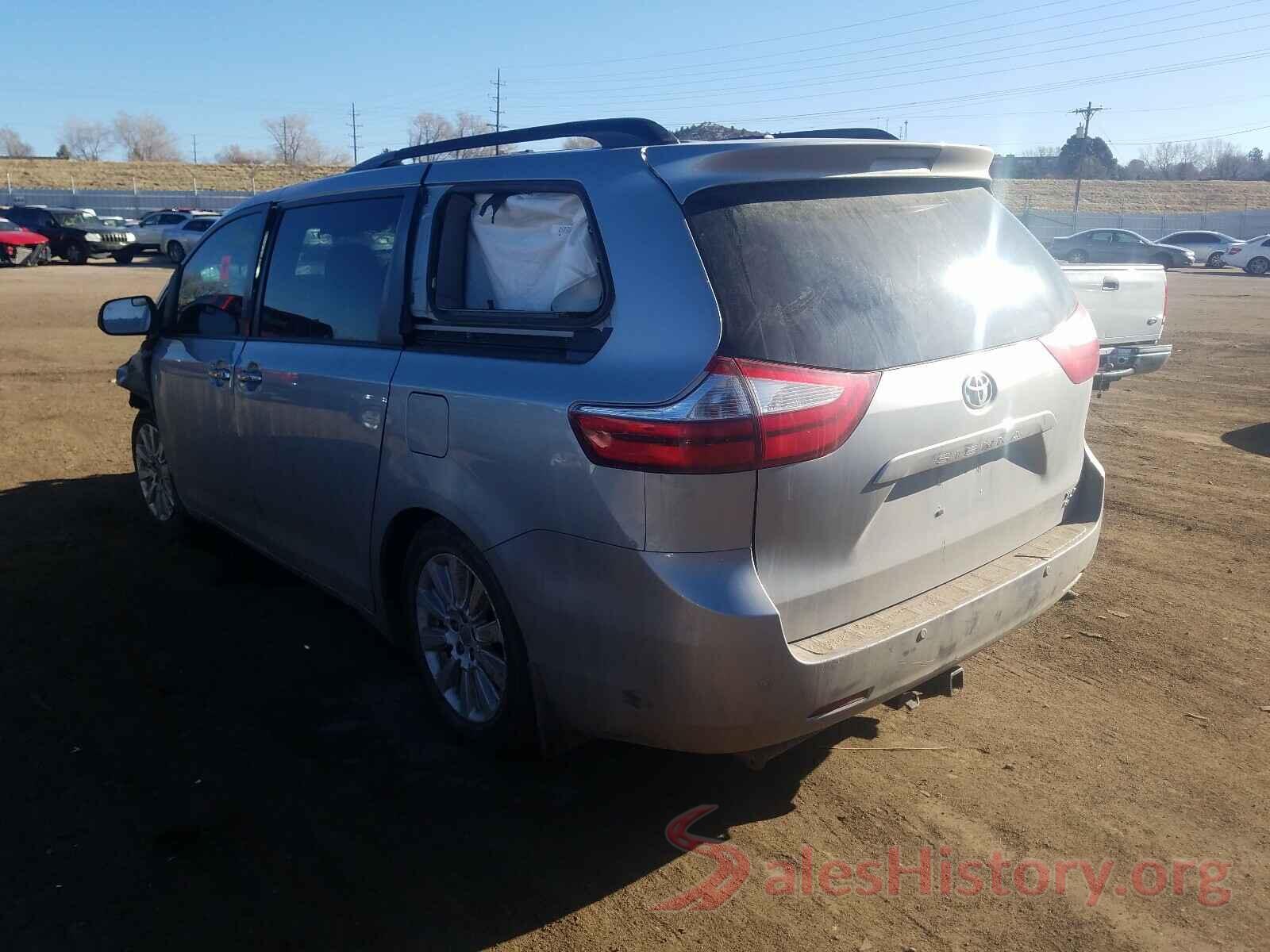 5TDDK3DCXGS130120 2016 TOYOTA SIENNA