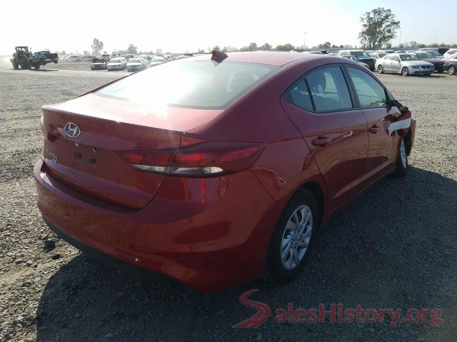 5NPD74LF2HH155278 2017 HYUNDAI ELANTRA