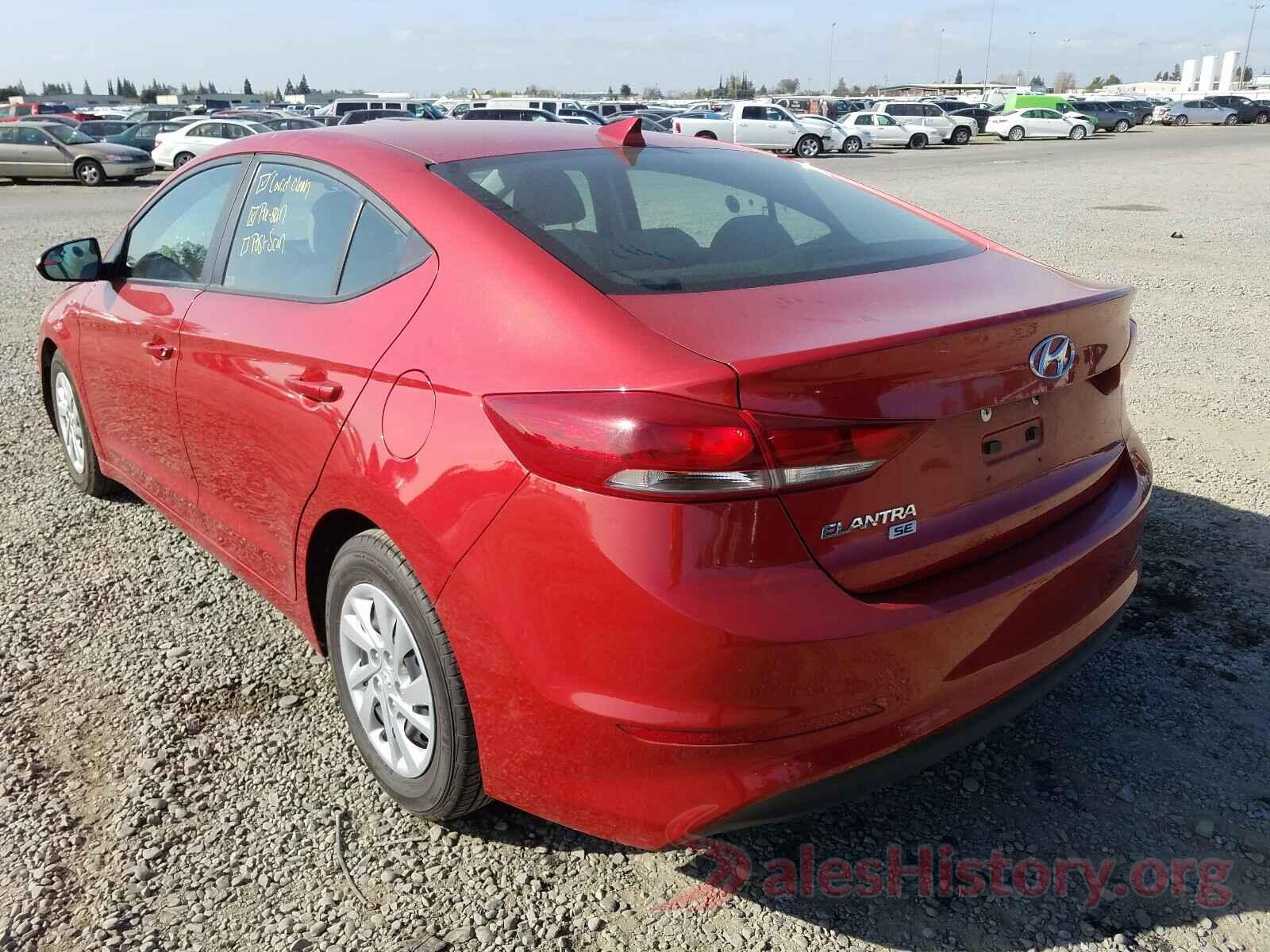 5NPD74LF2HH155278 2017 HYUNDAI ELANTRA