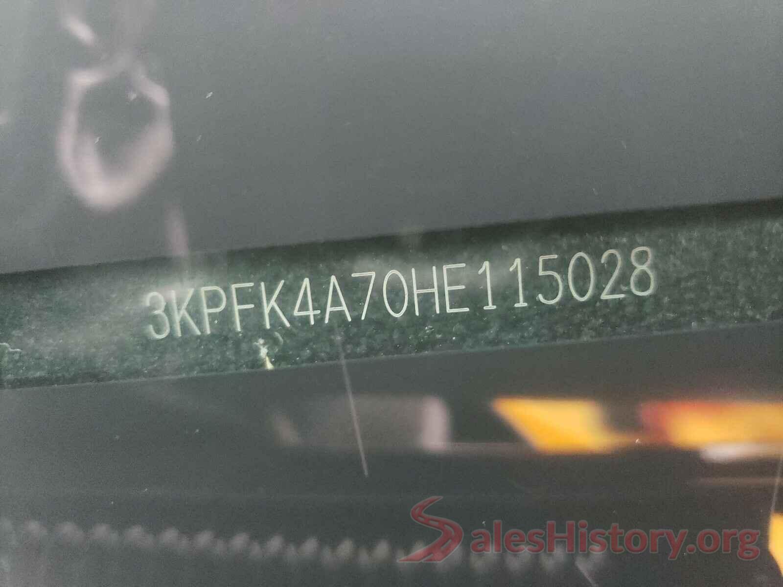 3KPFK4A70HE115028 2017 KIA FORTE